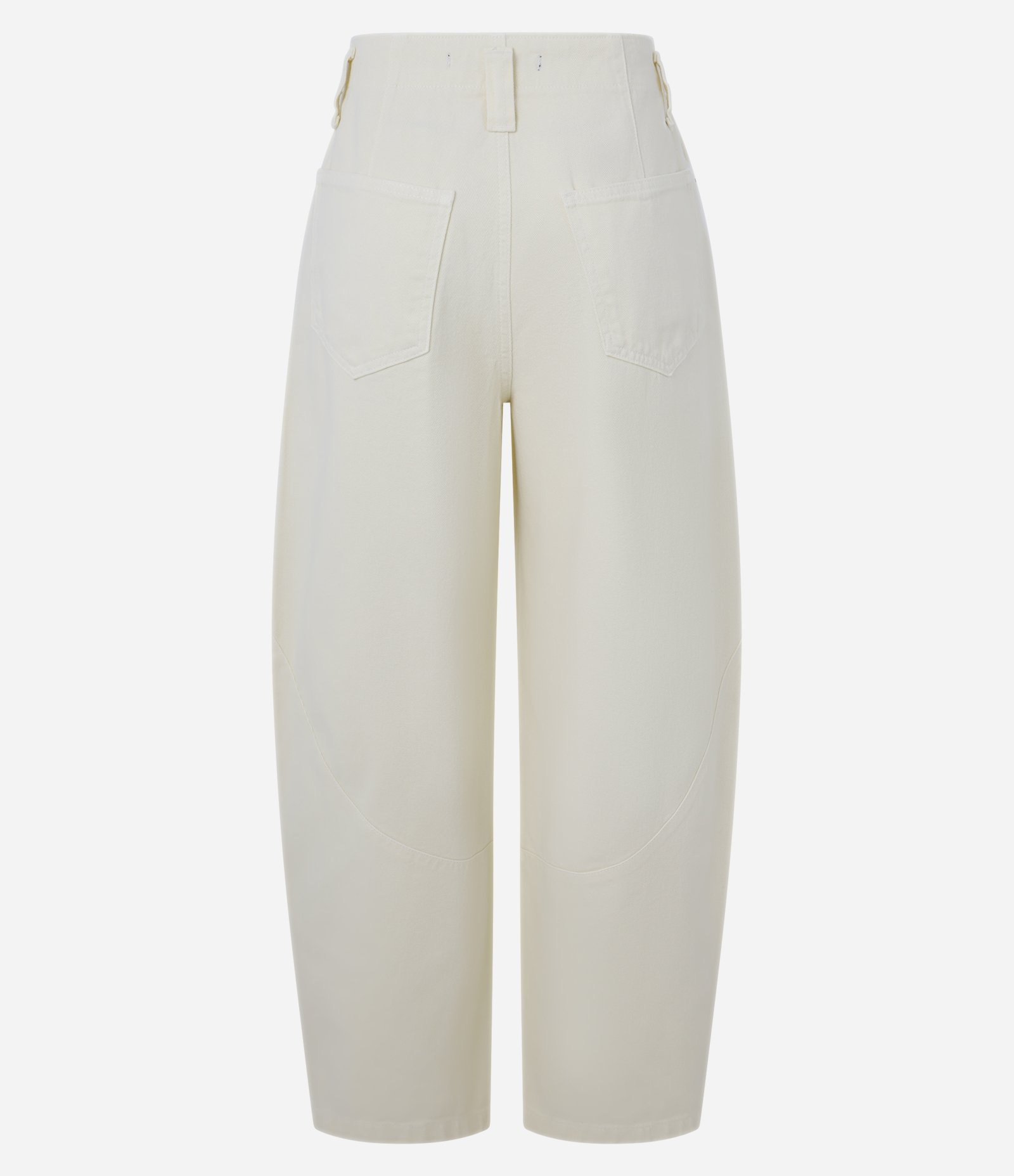 Calça Barrel em Sarja com Passantes no Cós 6