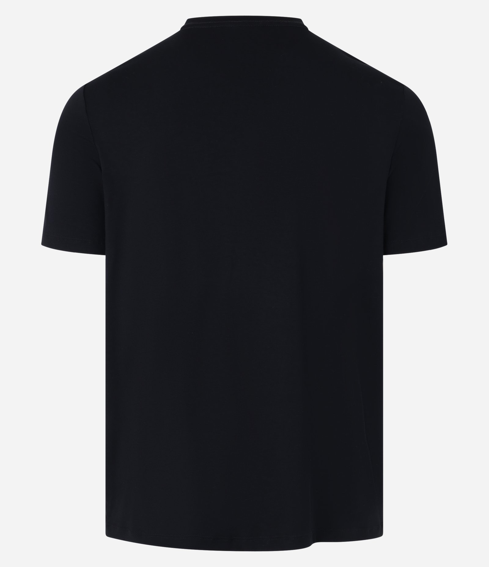 Camiseta Regular Performance com Gola Redonda Preto 6