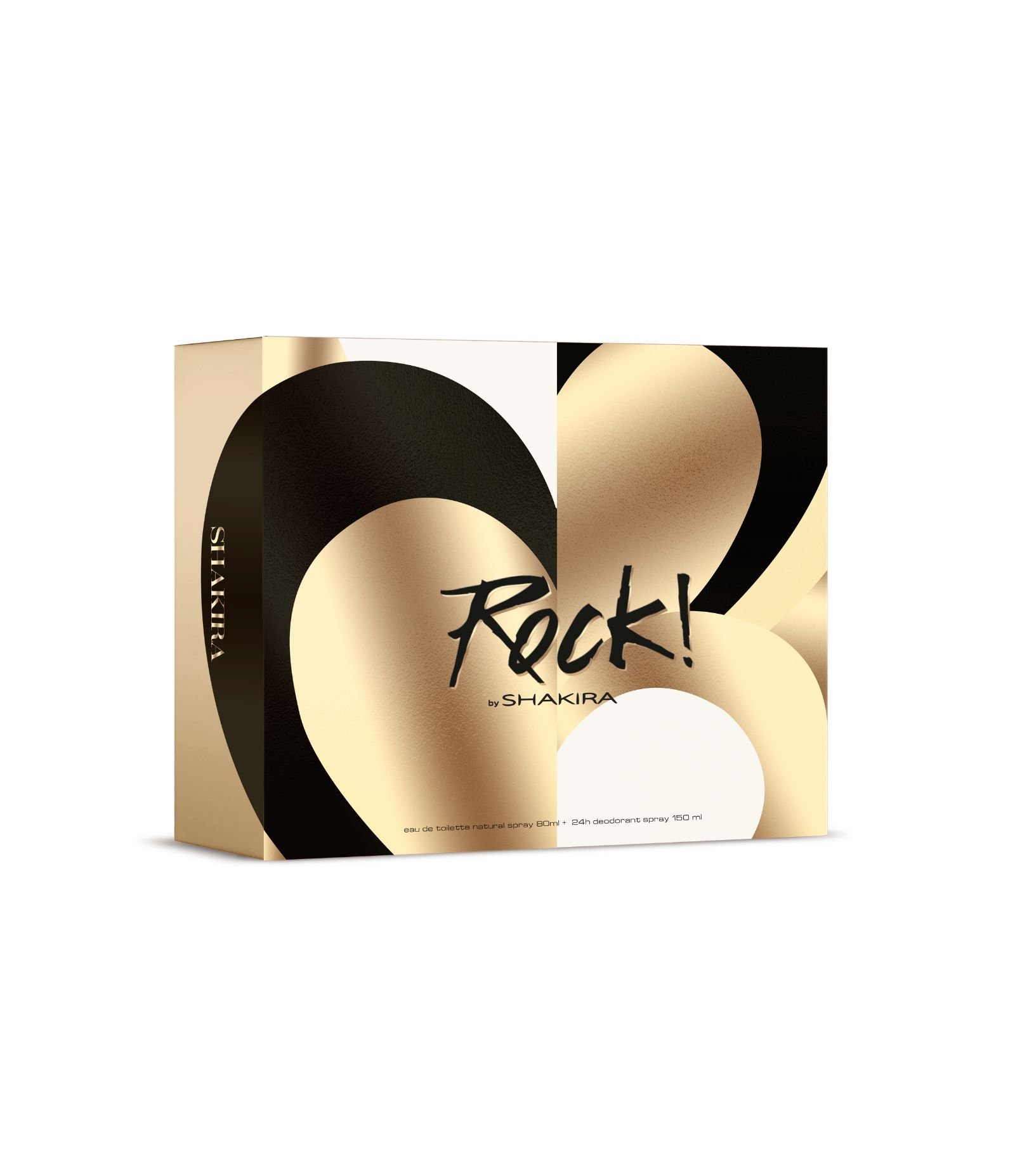 Kit Perfume Shakira Rock By Shakira EDT 80ml + Desodorante Rock by 24h Spray 150ml KIT 2