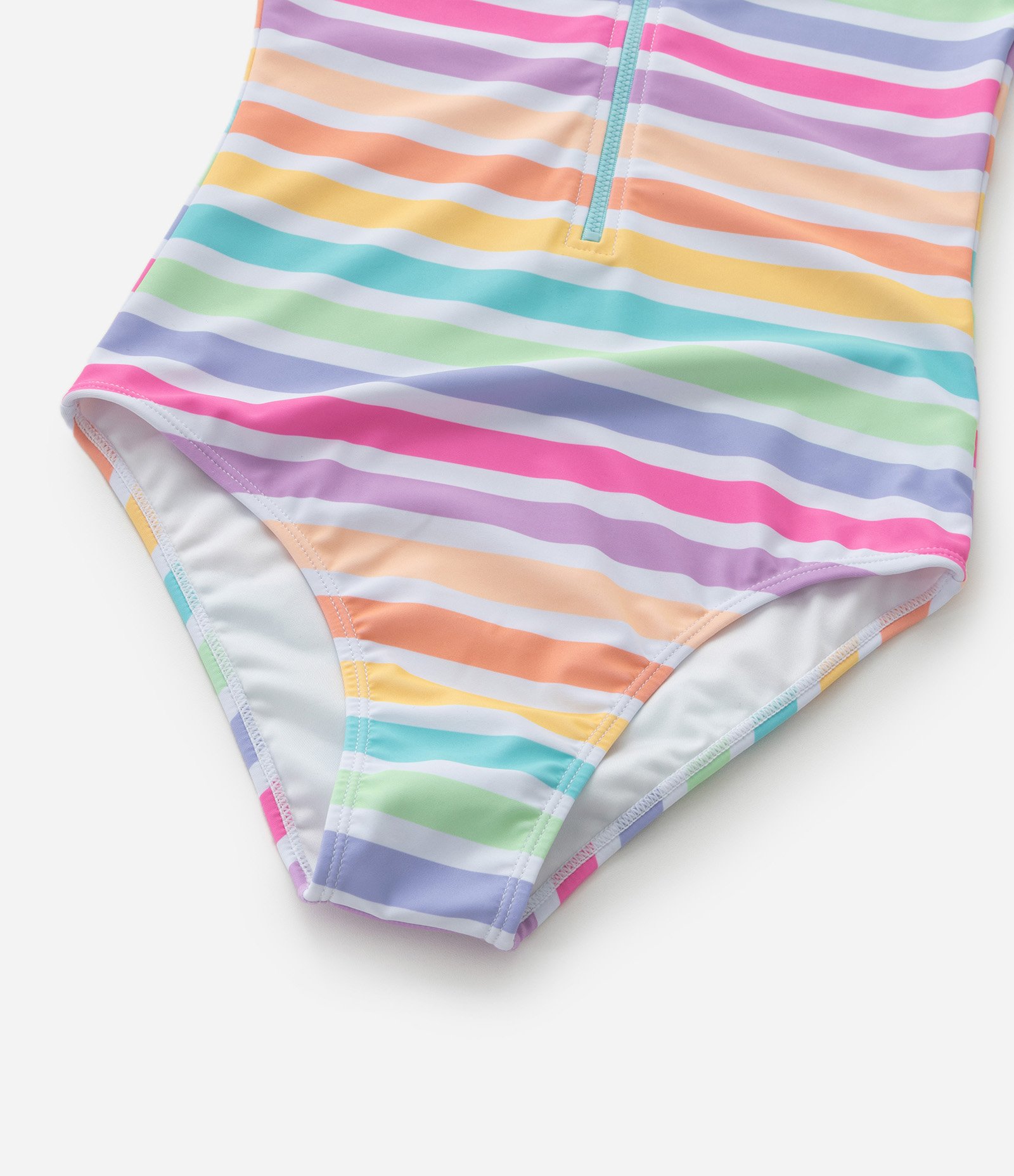 Maiô Infantil com Proteção UV e Estampa Listrada - Tam 5 a 14 Anos Multicores 4