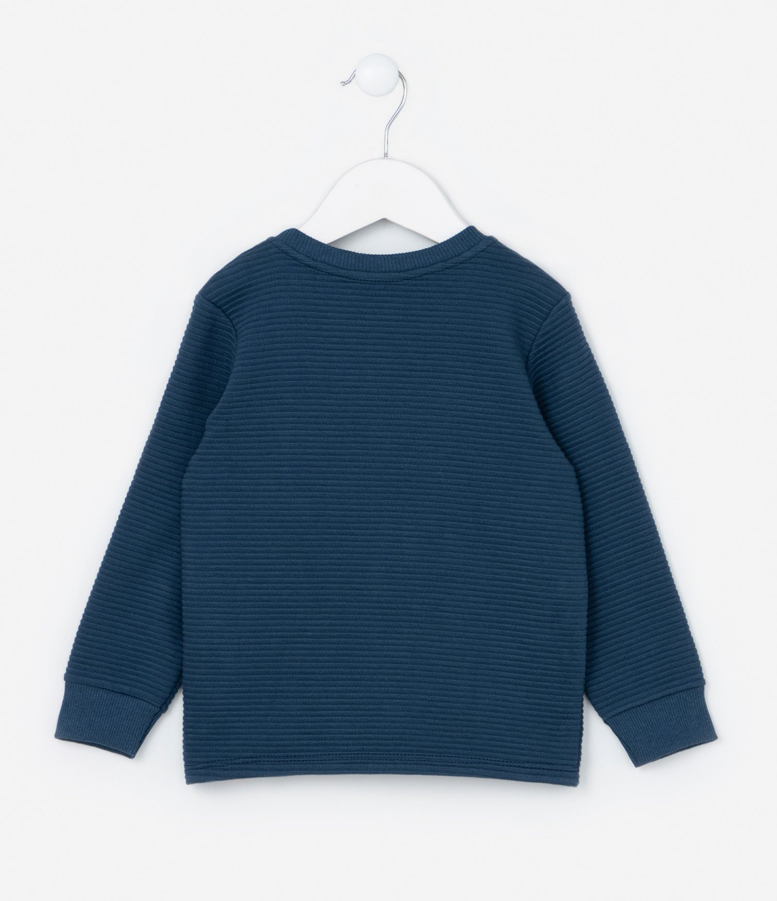 Camiseta Infantil Texturizada - Tam 1 a 5 Anos Azul 2