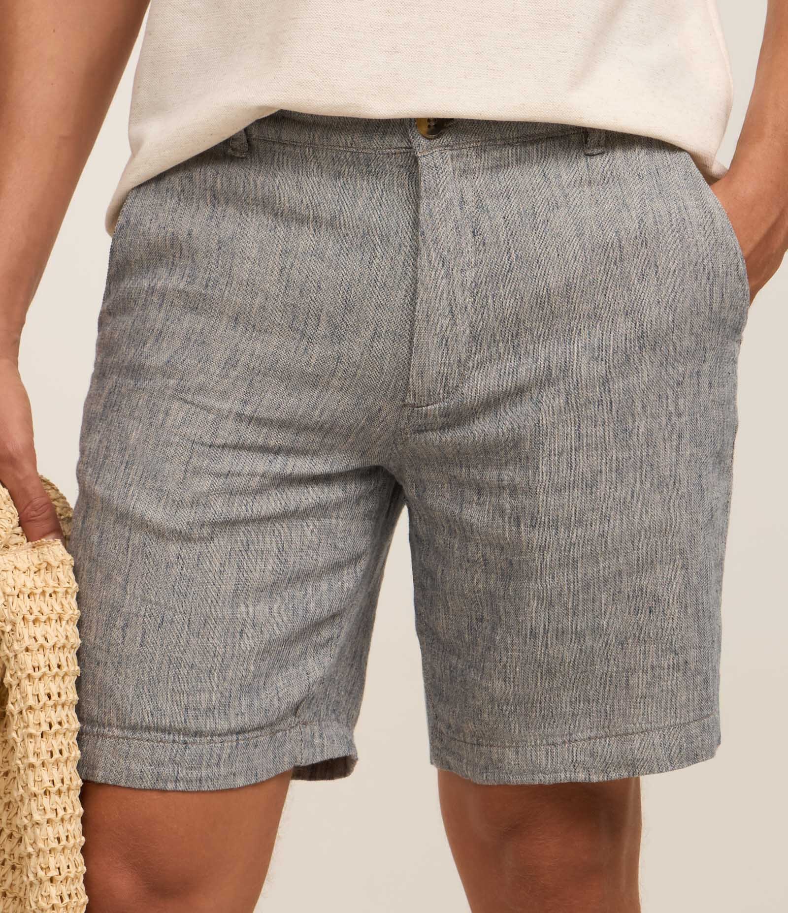 Bermuda Slim Texturizada em Linho com Algodão 2