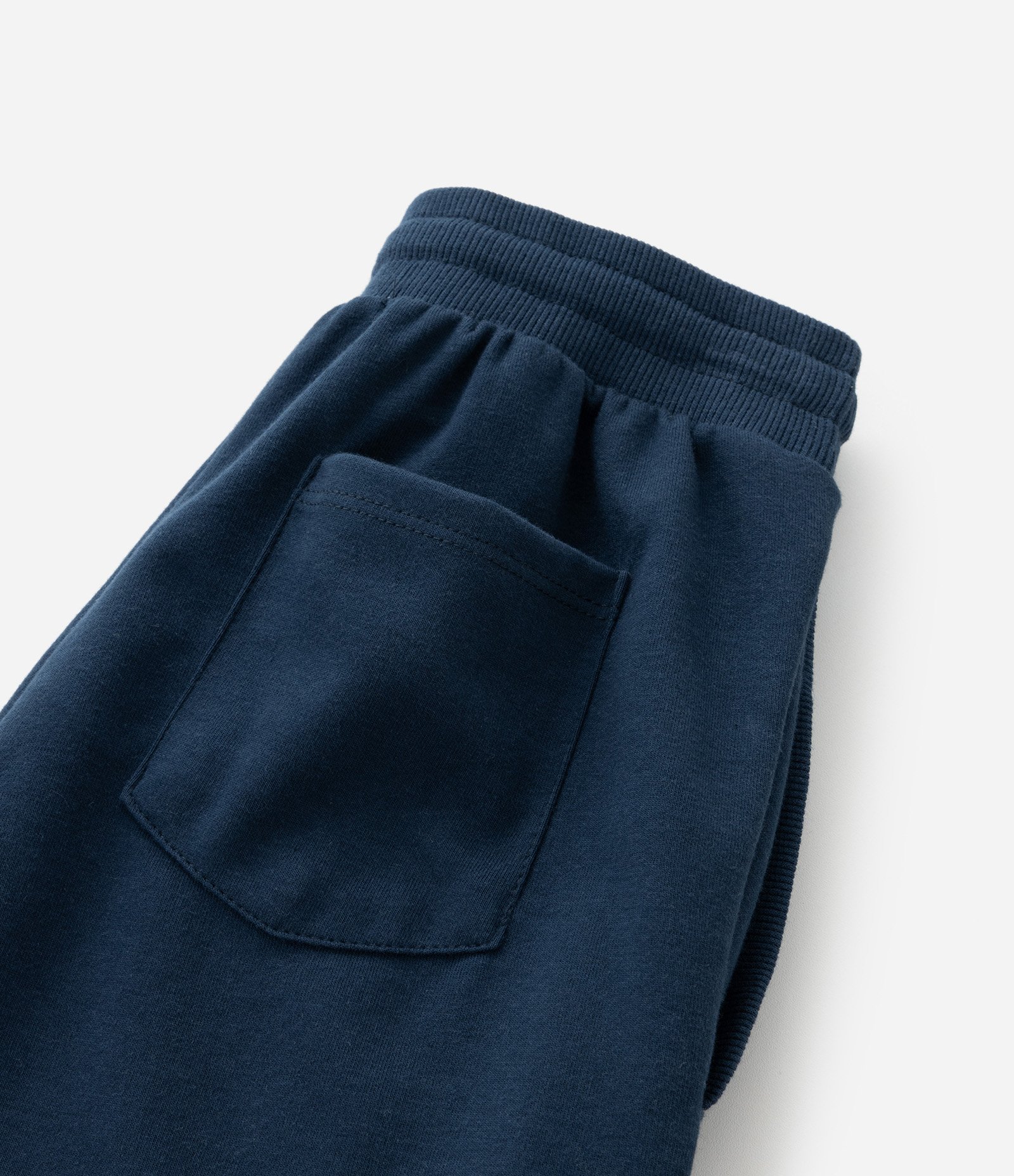 Bermuda Infantil com Cós Elástico e Etiqueta na Barra - Tam 5 a 14 Anos Azul 4