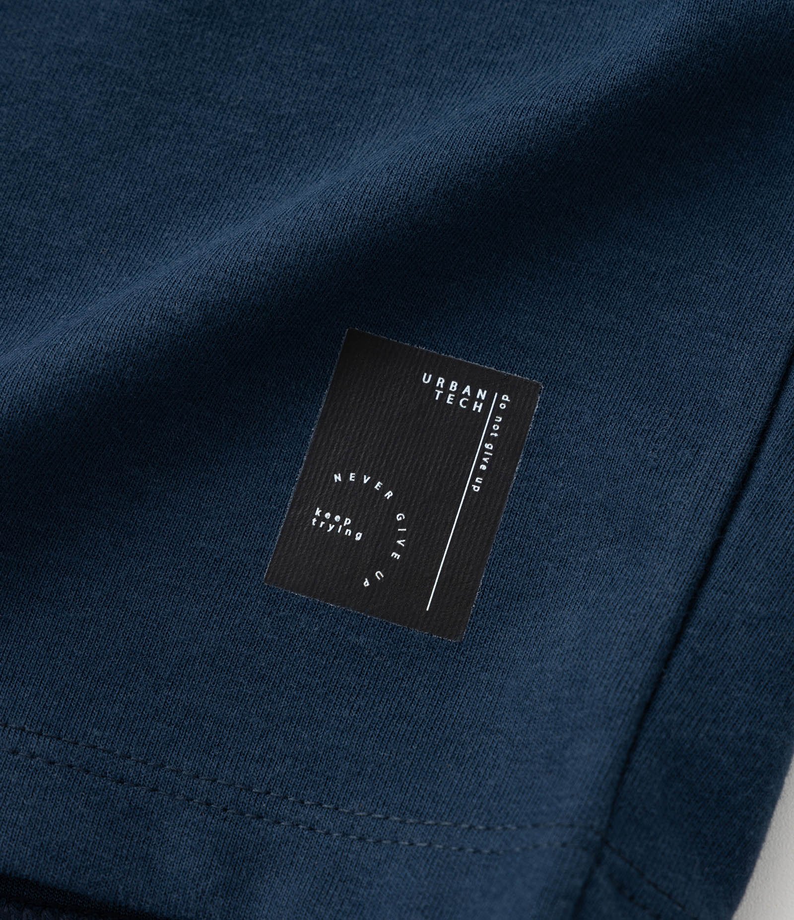 Bermuda Infantil com Cós Elástico e Etiqueta na Barra - Tam 5 a 14 Anos Azul 5