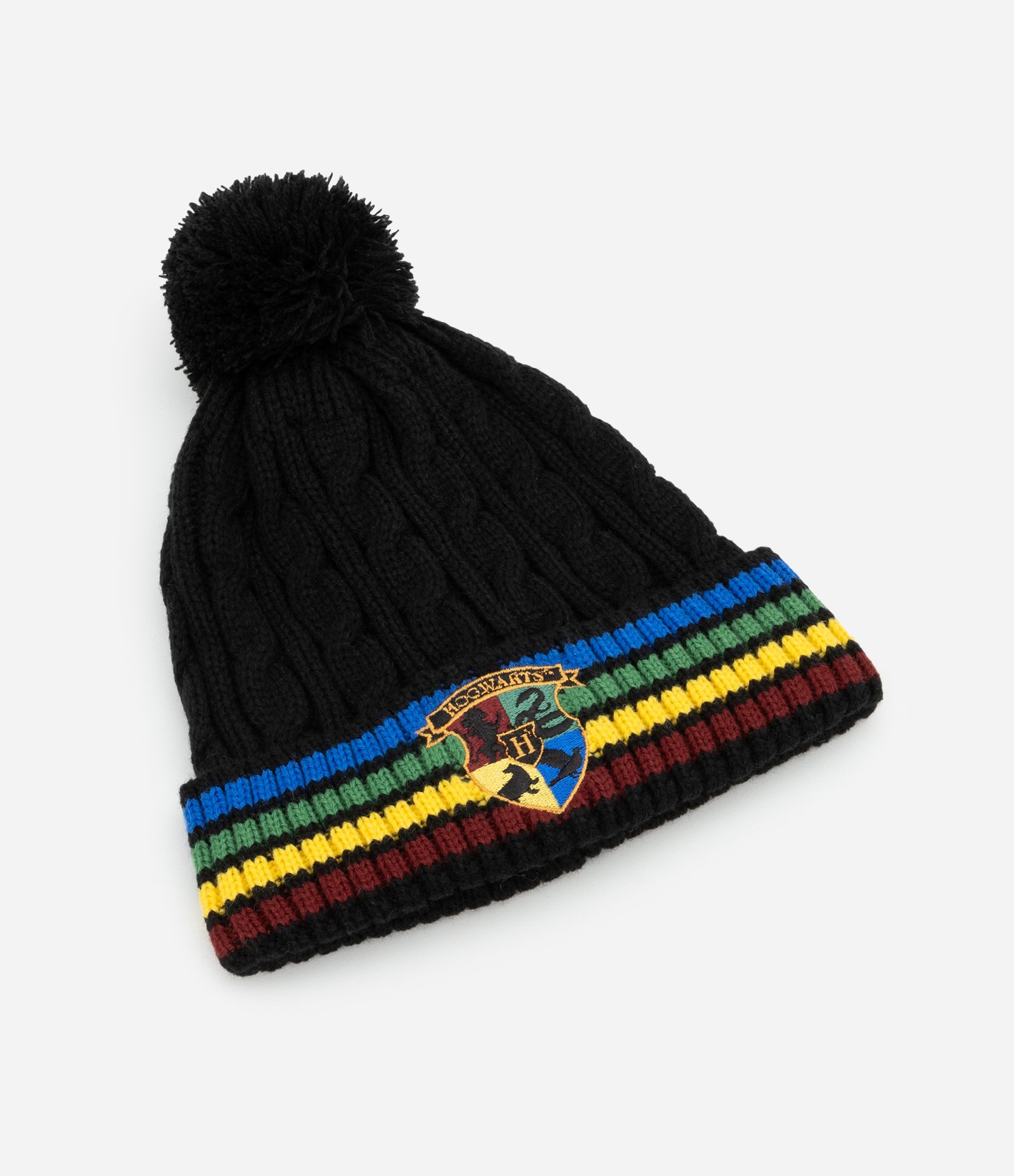 Touca Infantil em Tricô com Bordado Harry Potter - Tam único Preto 1