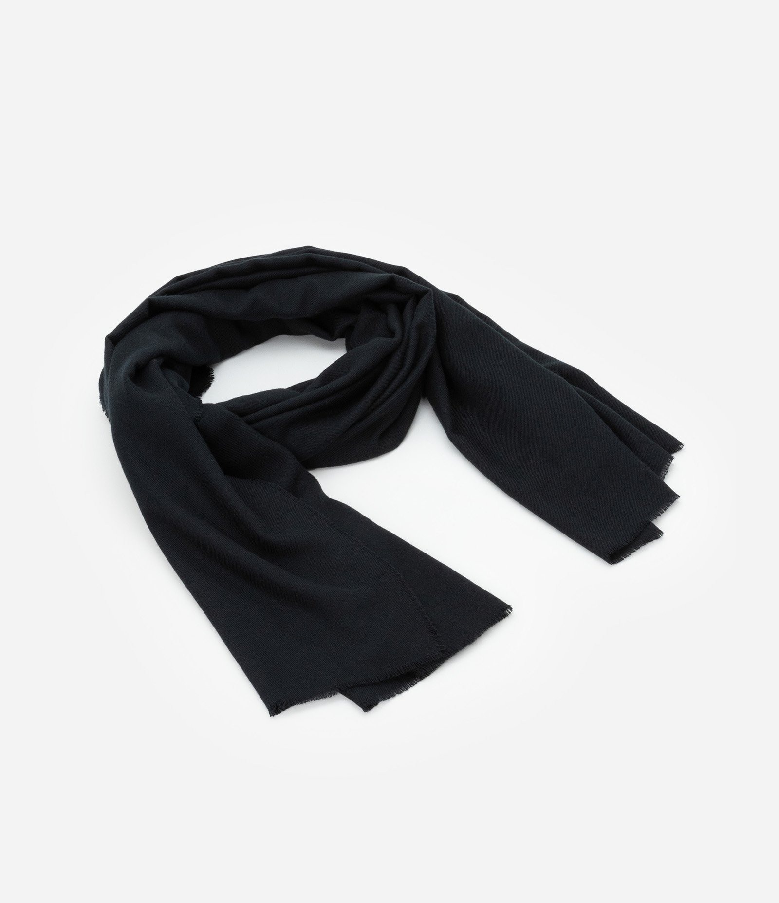 Cachecol Básico em Flanela com Barra Desfiada 1