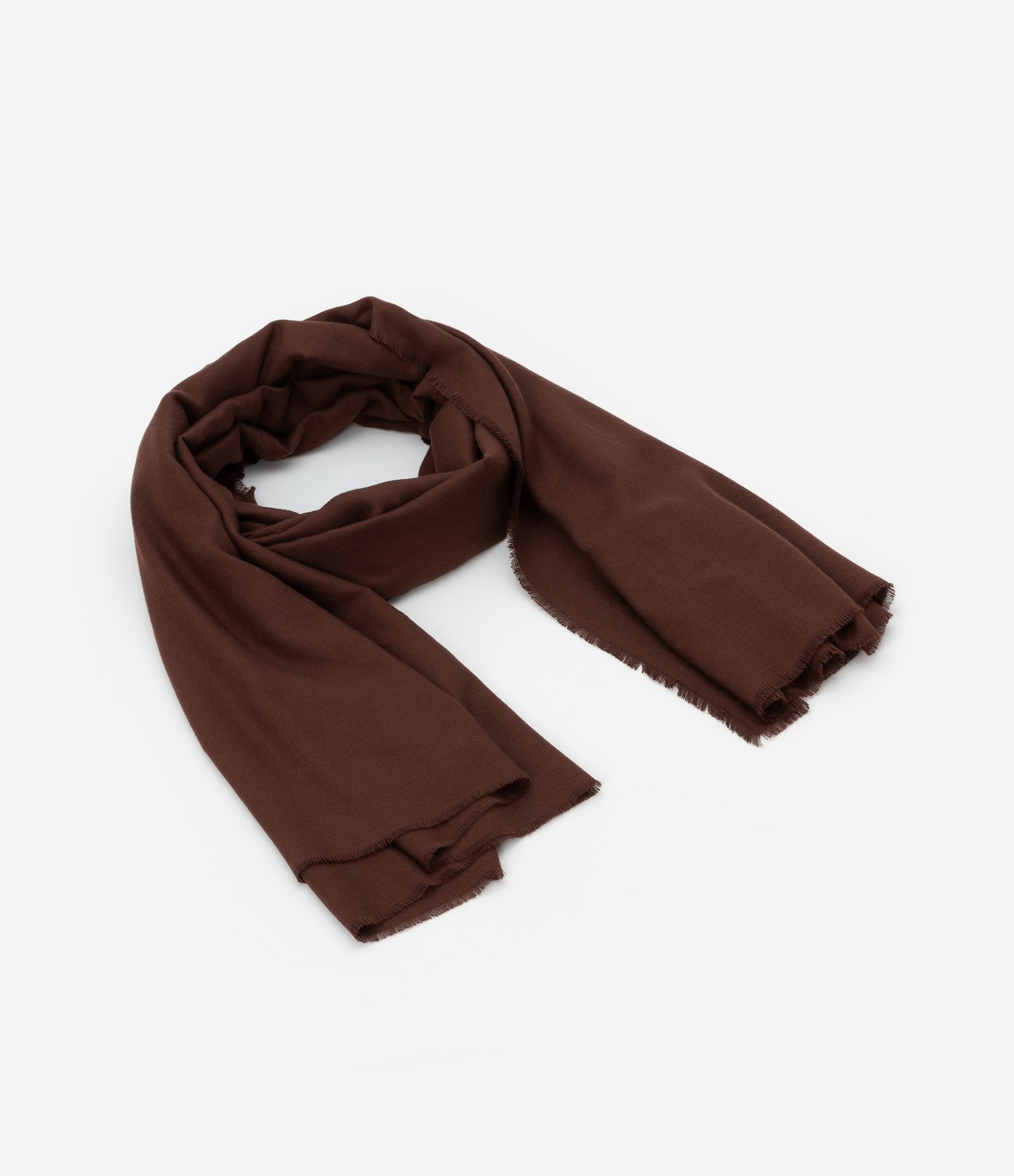 Cachecol Básico em Flanela com Barra Desfiada 1