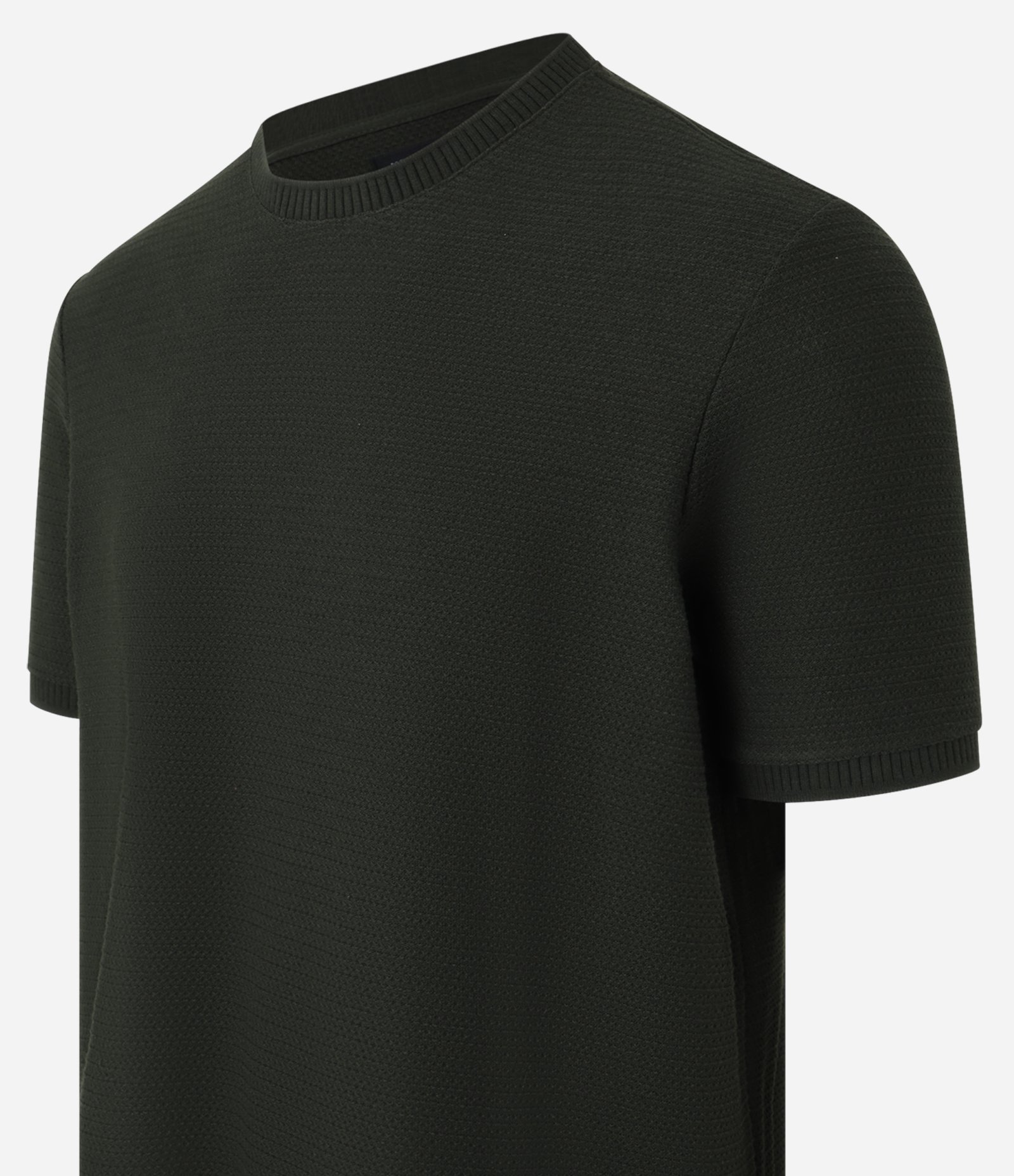 Camiseta Regular Básica com Textura 2