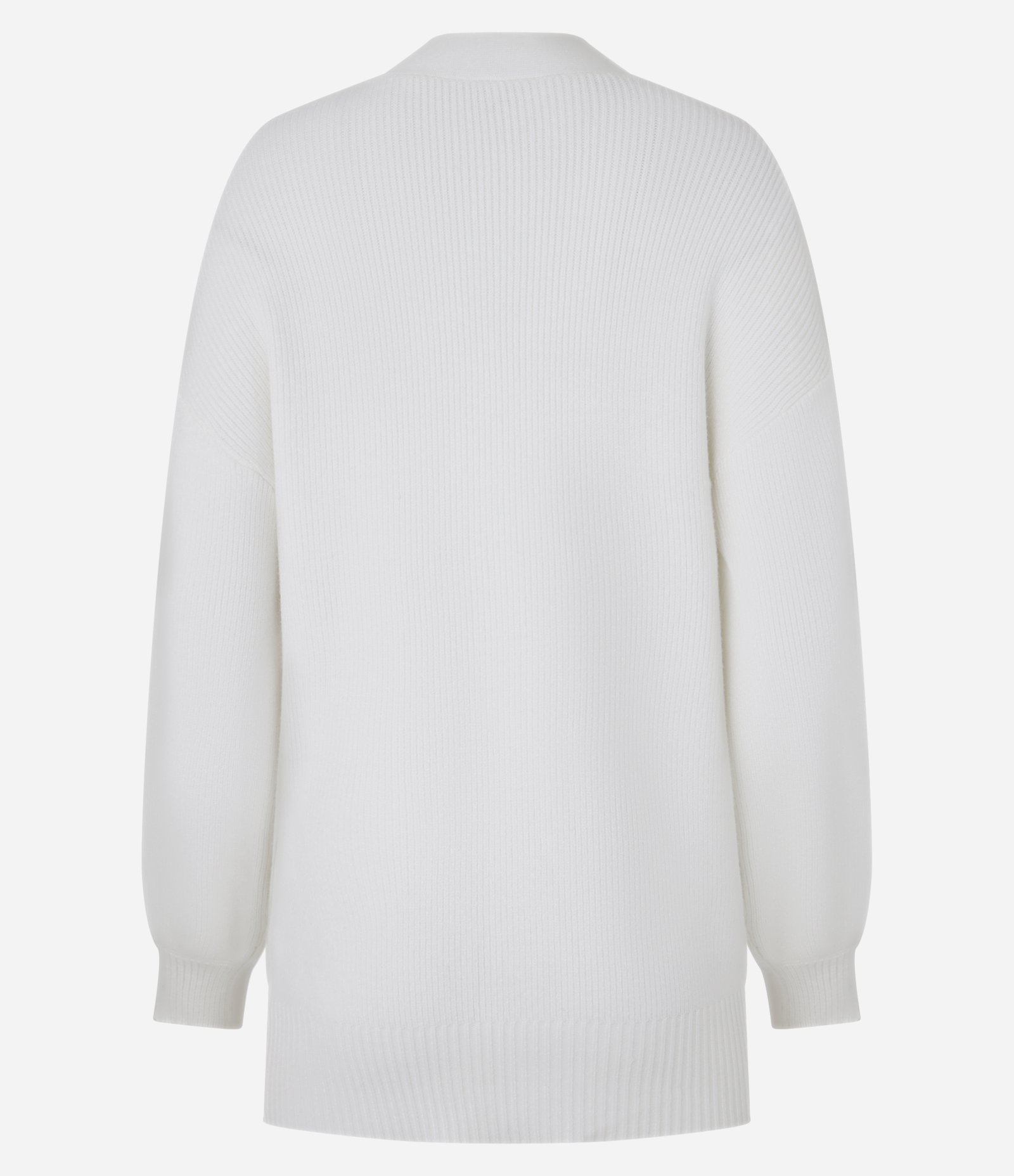 Cardigan Alongado em Tricô com Bolsos e Manga Bufante 3