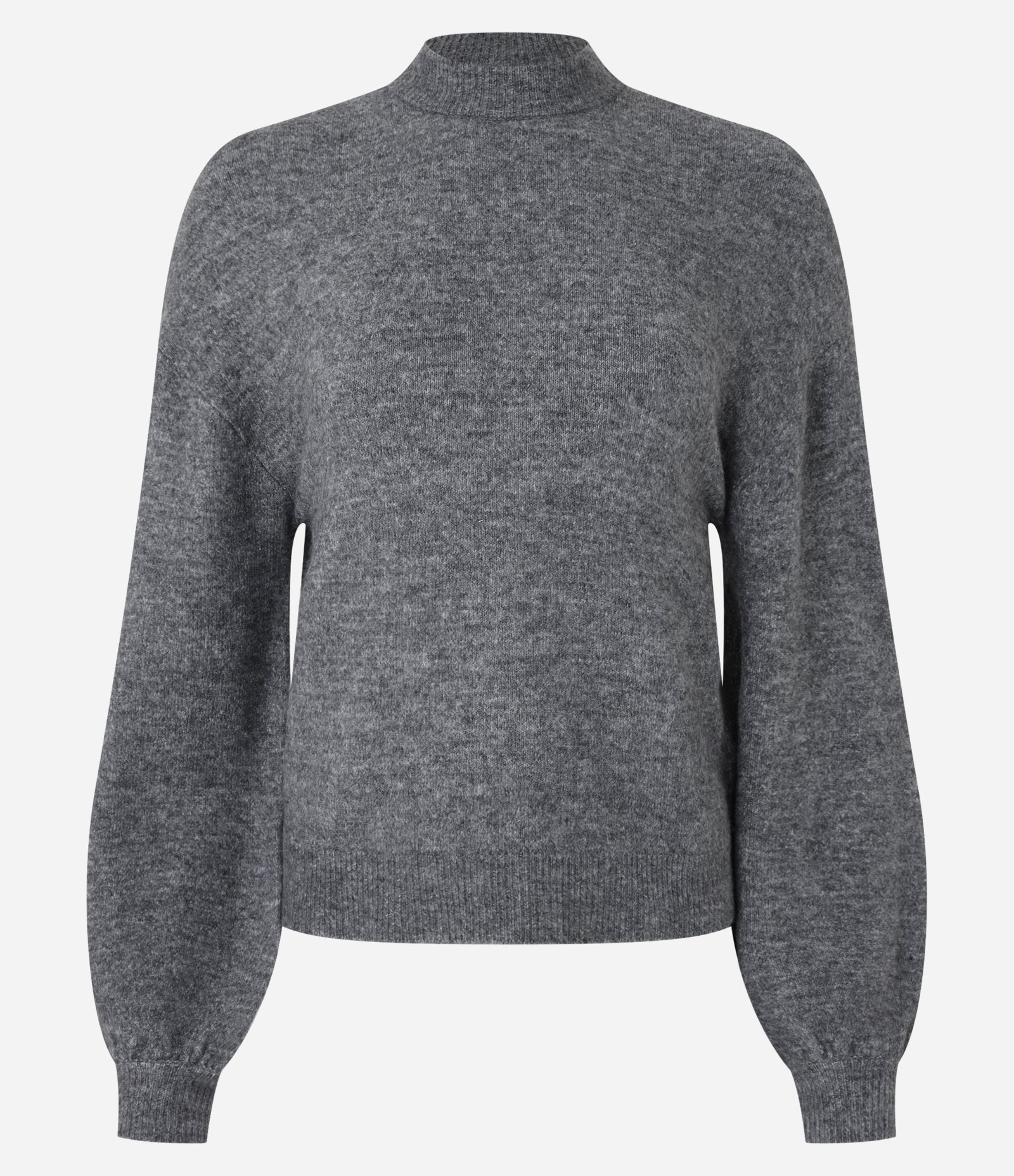 Suéter Curto em Tricô com Gola Alta 4