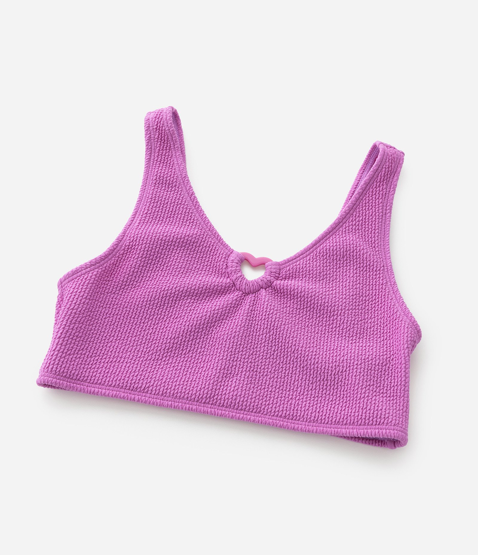 Biquíni Infantil com Proteção UV Texturizado - Tam 5 a 14 Anos Rosa 5