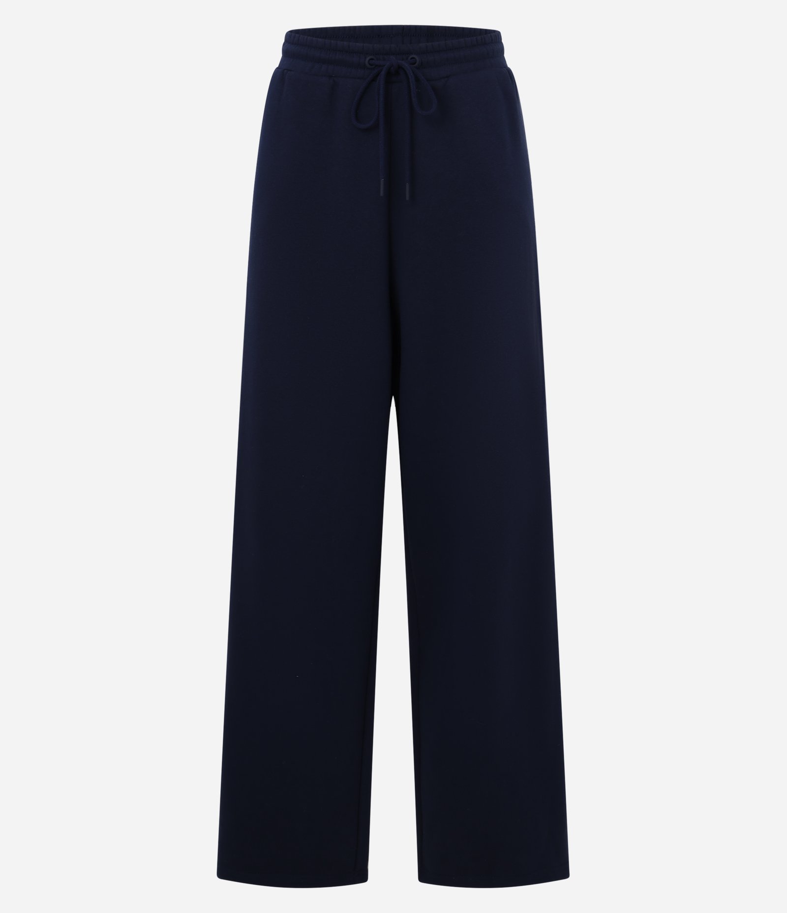 Calça Reta em Moletom com Forro Fleece e Listra Lateral Azul Marinho 5
