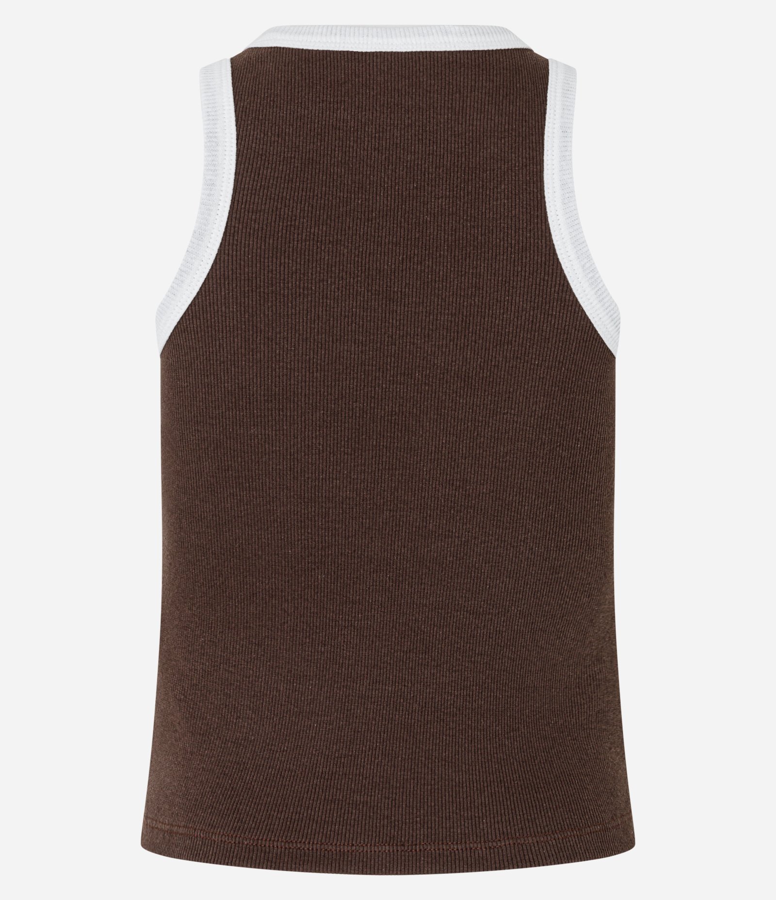 Blusa Regata em Ribana com Cava Contrastante 3