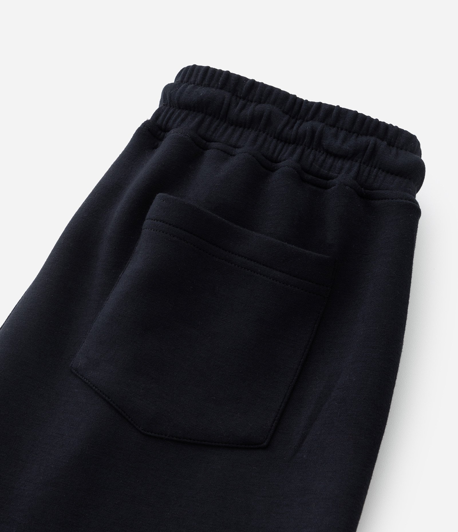 Calça Infantil em Moletom com Recortes e Zíper - Tam 5 a 14 Anos Preto 5