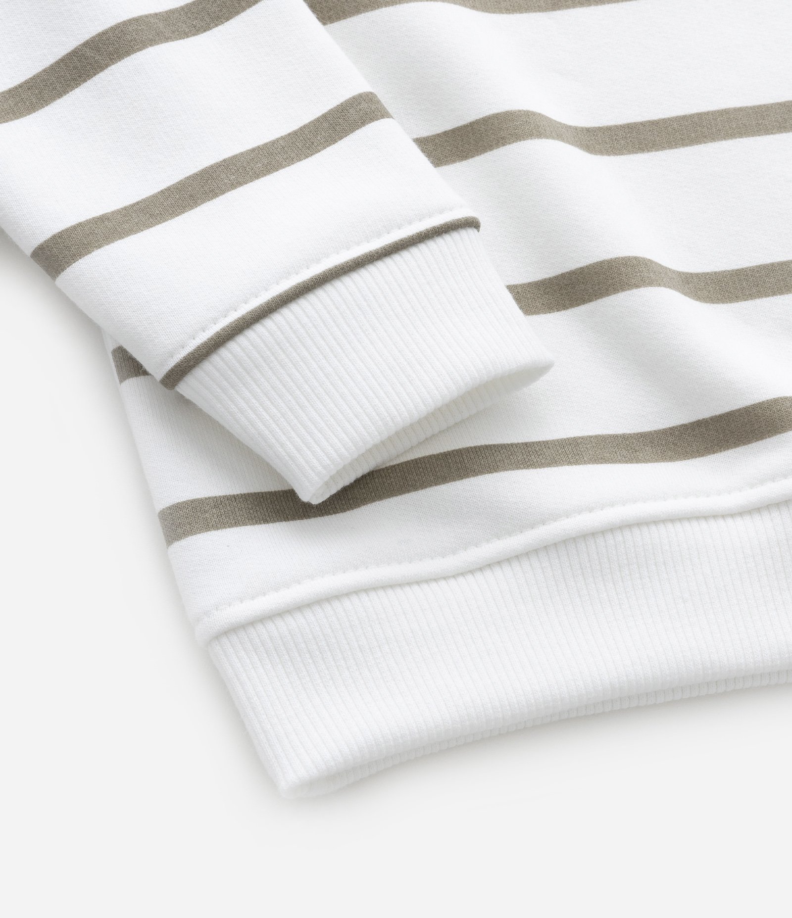 Blusão Infantil Quentinho com Estampa Listrada - Tam 1 a 5 Anos Branco 4