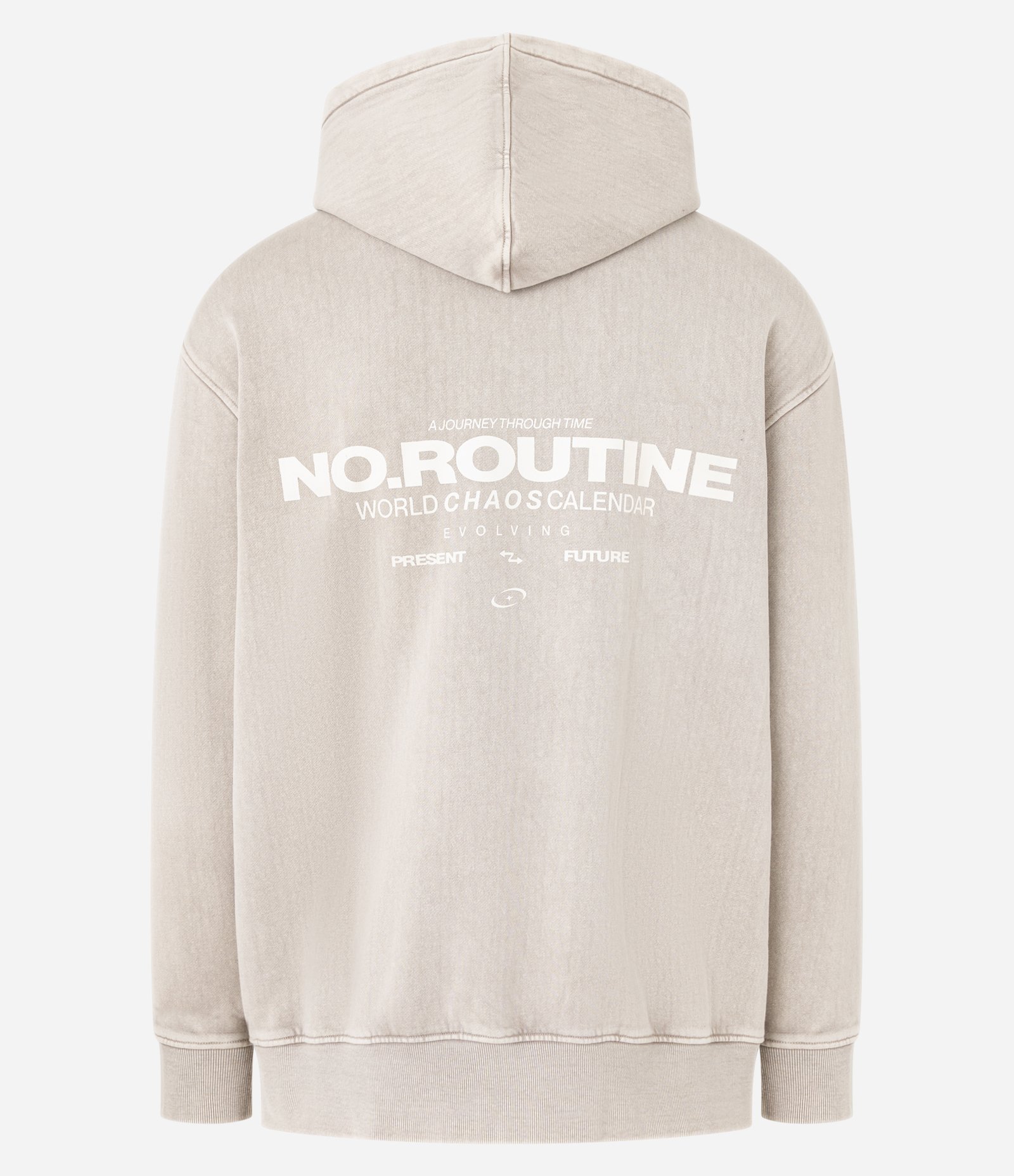 Casaco Relaxed em Moletom com Felpa com Estampa Localizada Cinza 8