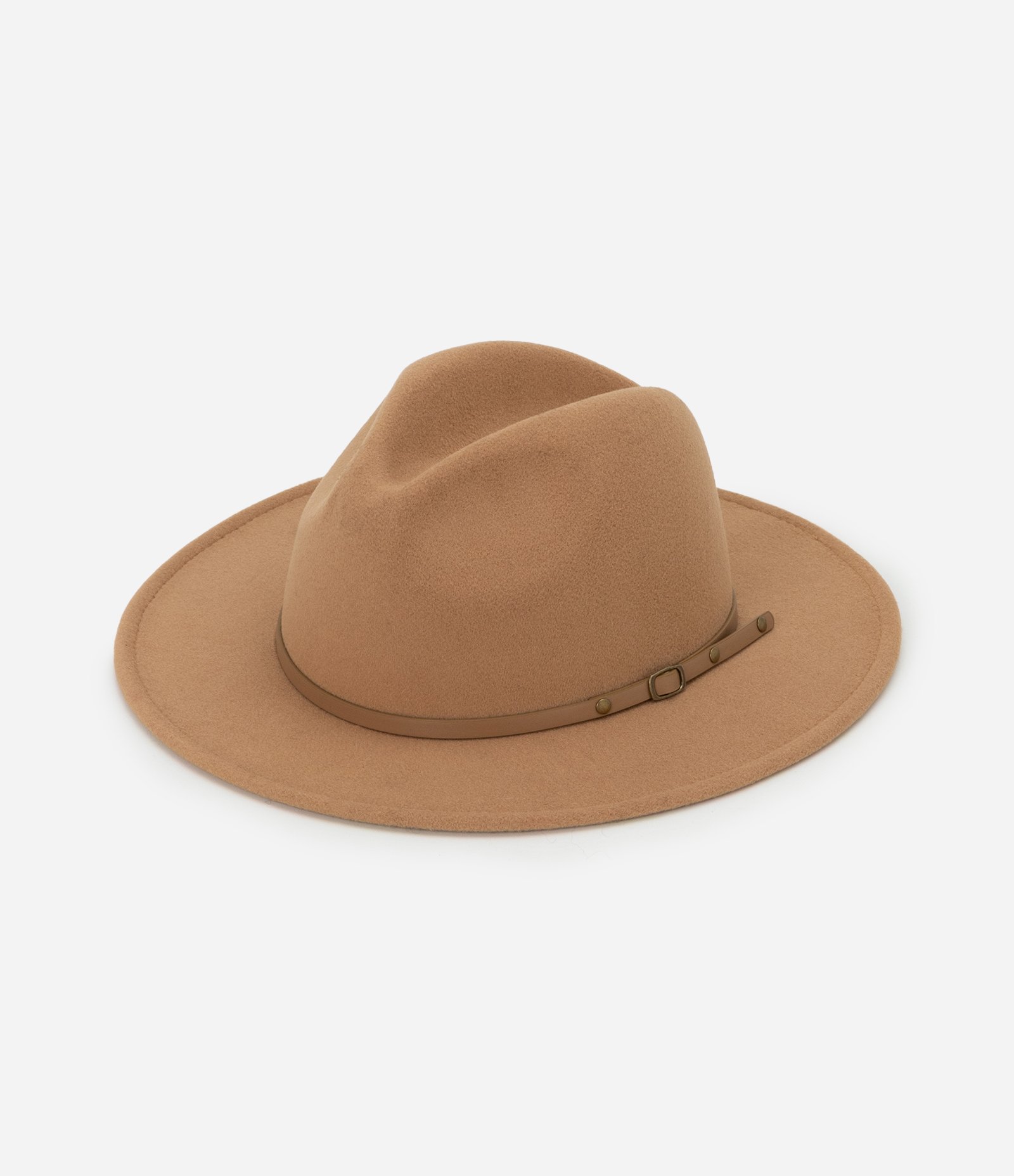 Chapéu Cowboy de Camurça com Detalhe de Fivela Marrom 1