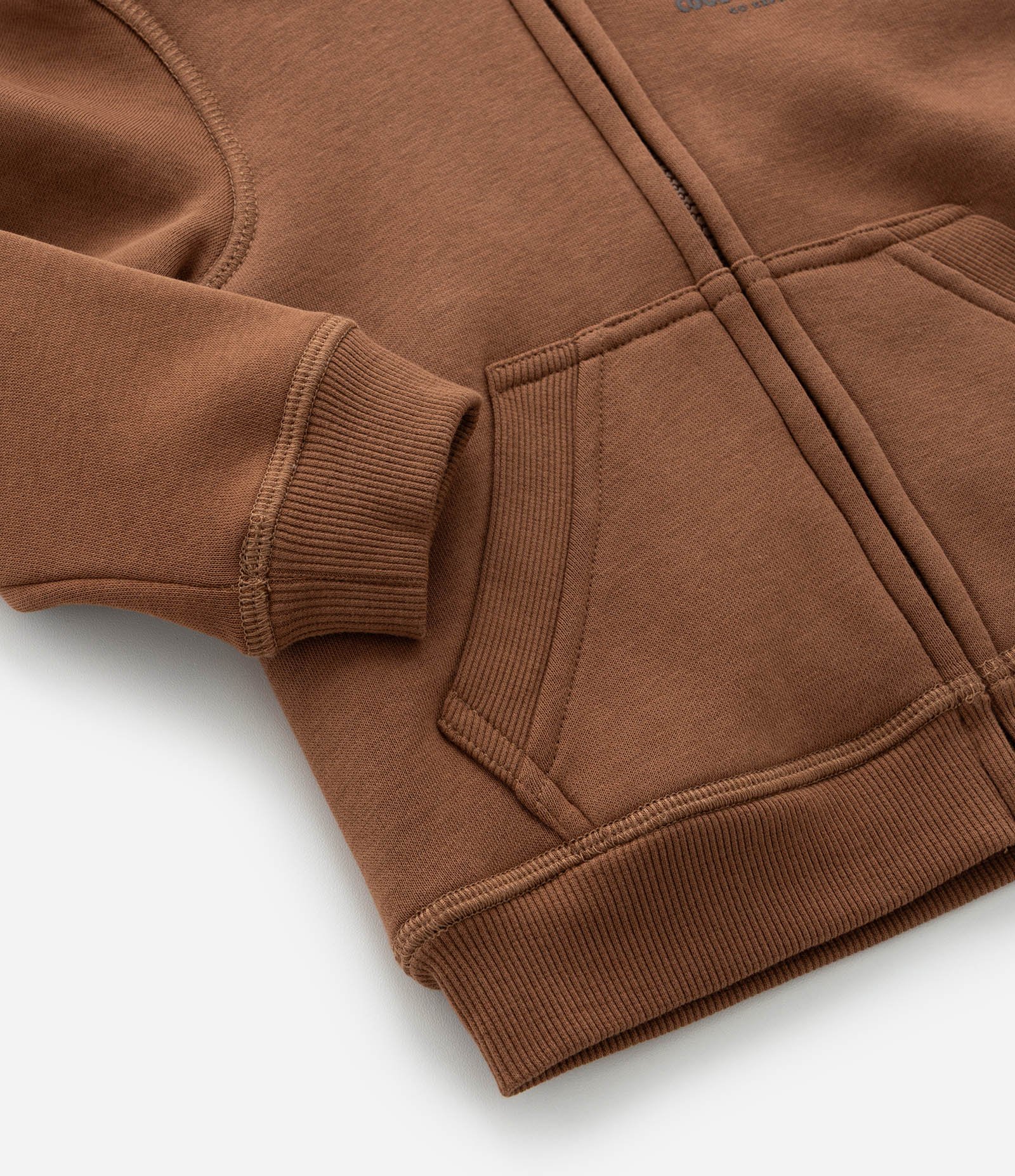 Casaco Infantil com Capuz e Forro de Sherpa - Tam 1 a 5 anos Marrom 3