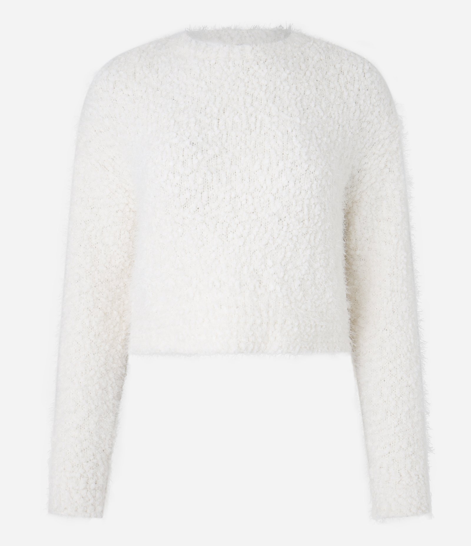 Suéter Slim em Tricô com Pelinhos 4