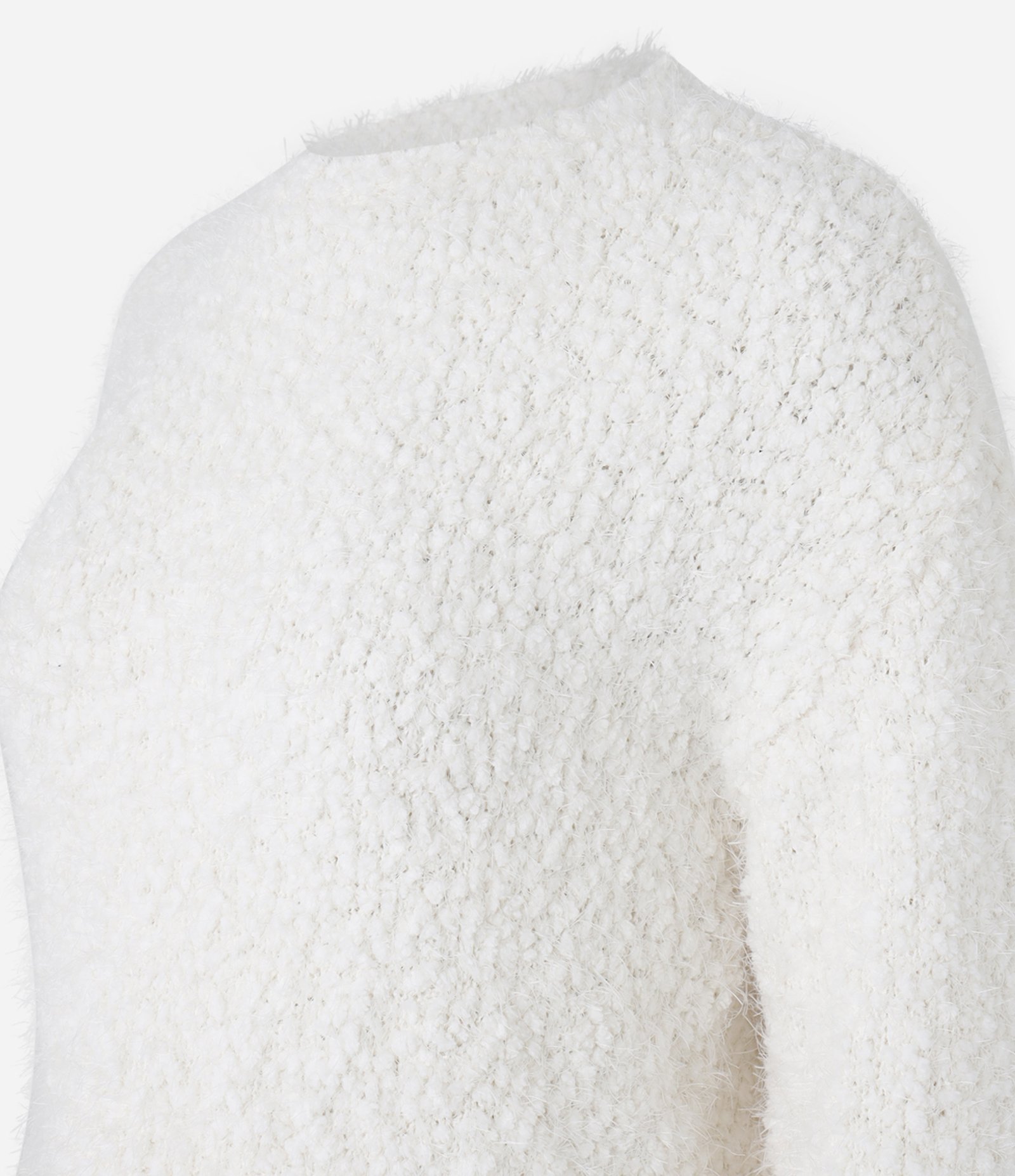 Suéter Slim em Tricô com Pelinhos 5