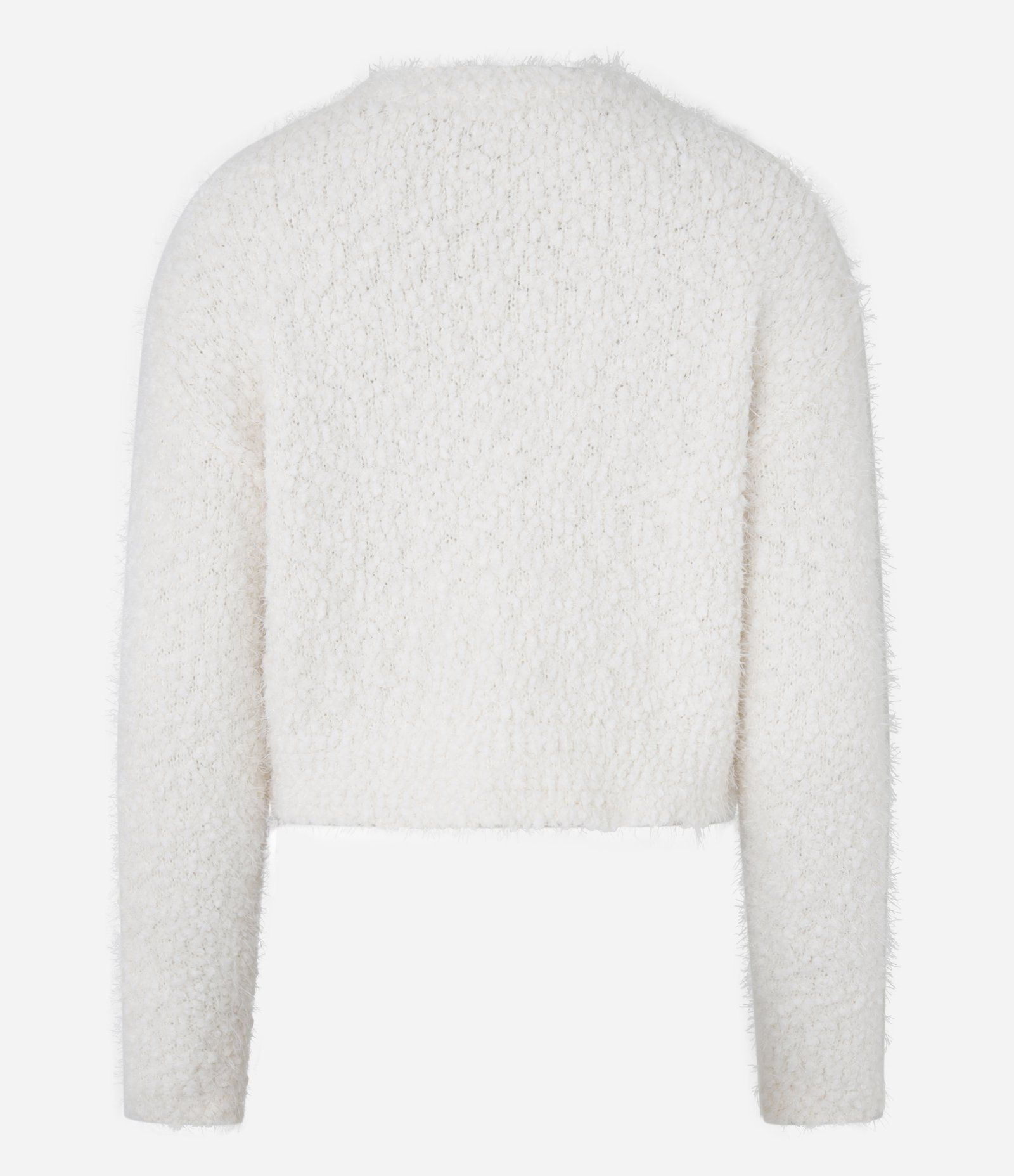 Suéter Slim em Tricô com Pelinhos 6