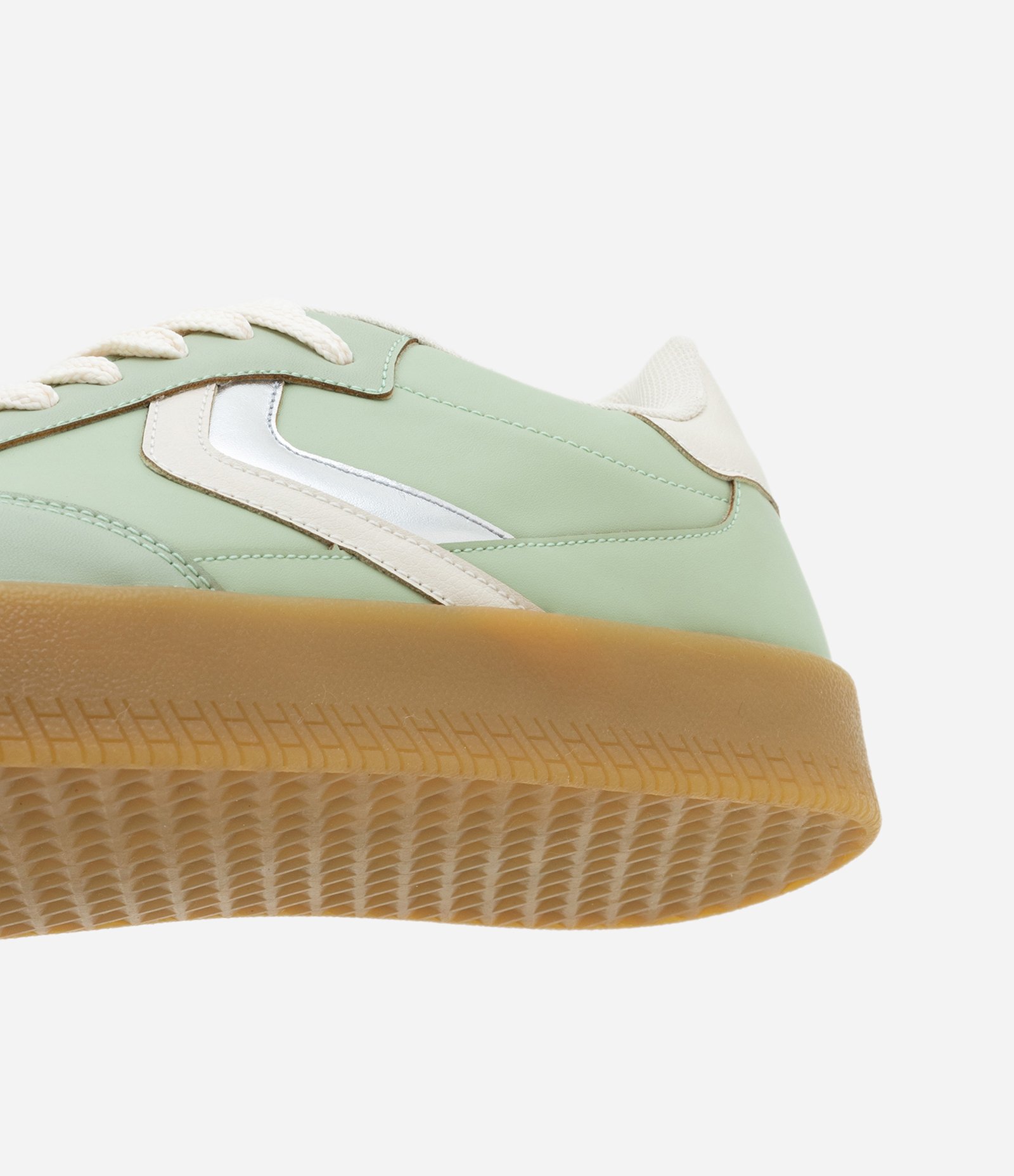 Tênis Chuteira em PU com Detalhe Metalizado na Lateral Verde 3