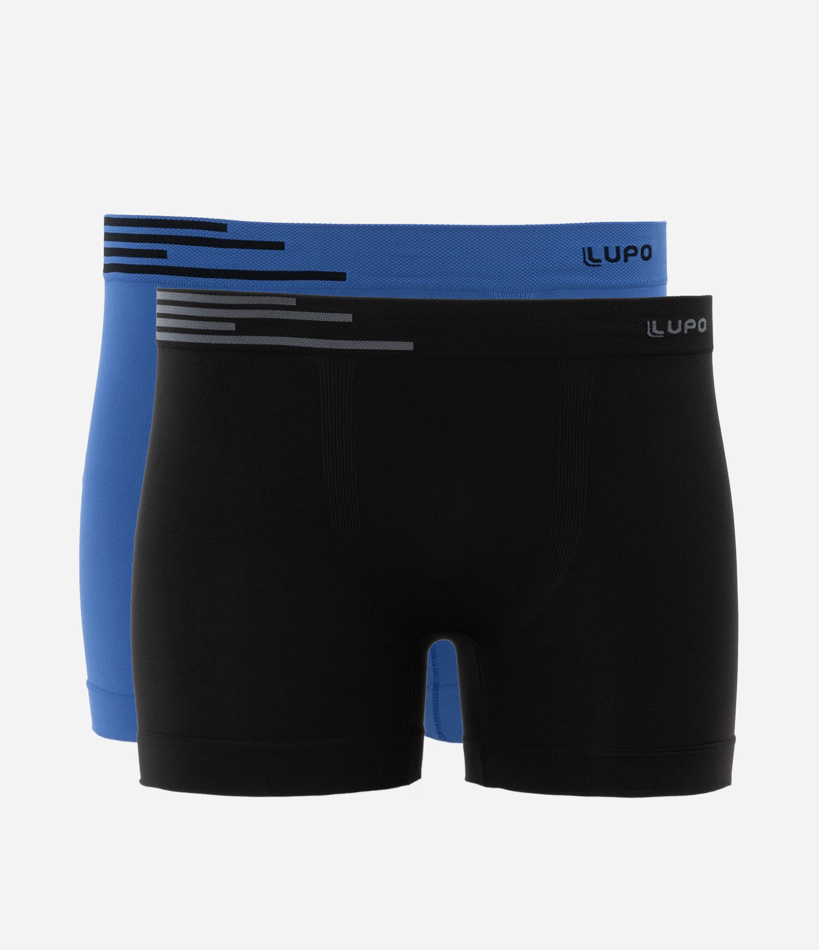 Kit 02 Cuecas Boxer em Poliamida com Listras Lupo 1