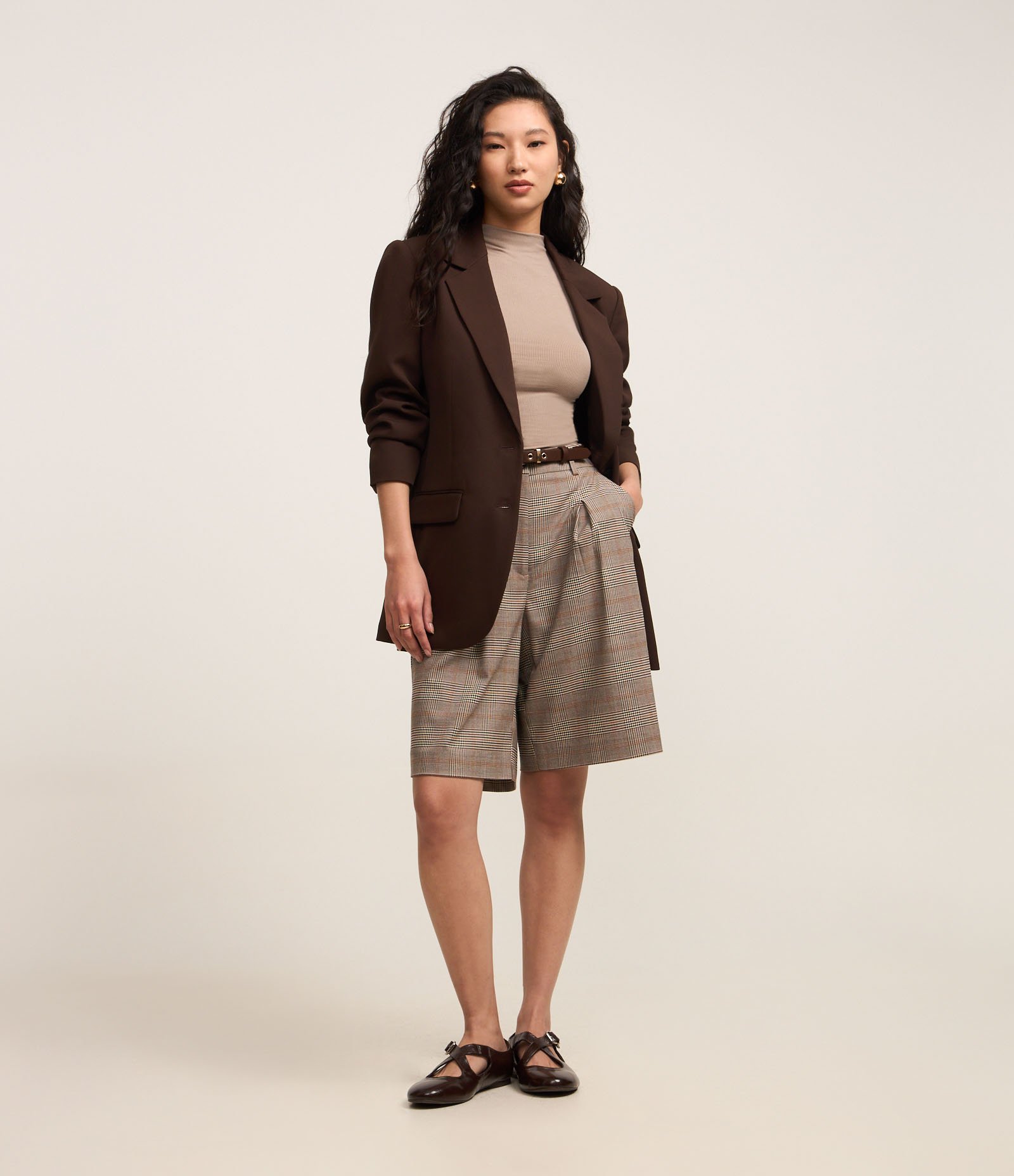 Blusa Sem Manga em Viscose com Gola Alta e Textura Canelada 2