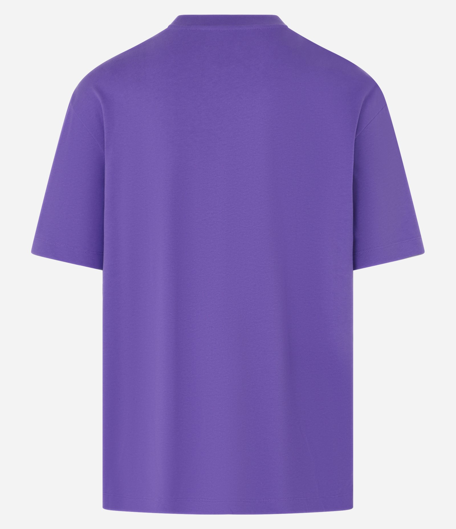Camiseta Relaxed em Algodão com Efeito Pesado Roxo 6