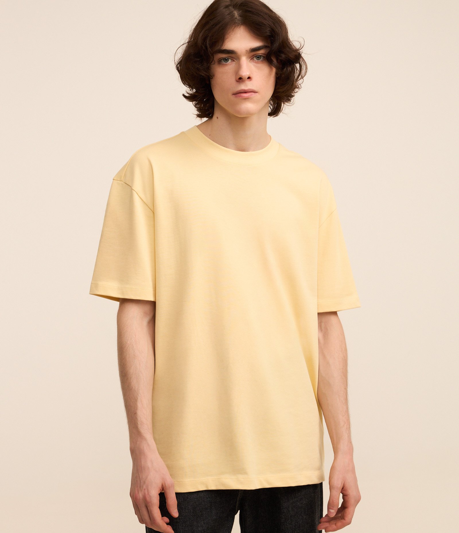 Camiseta Relaxed em Algodão com Efeito Pesado 1