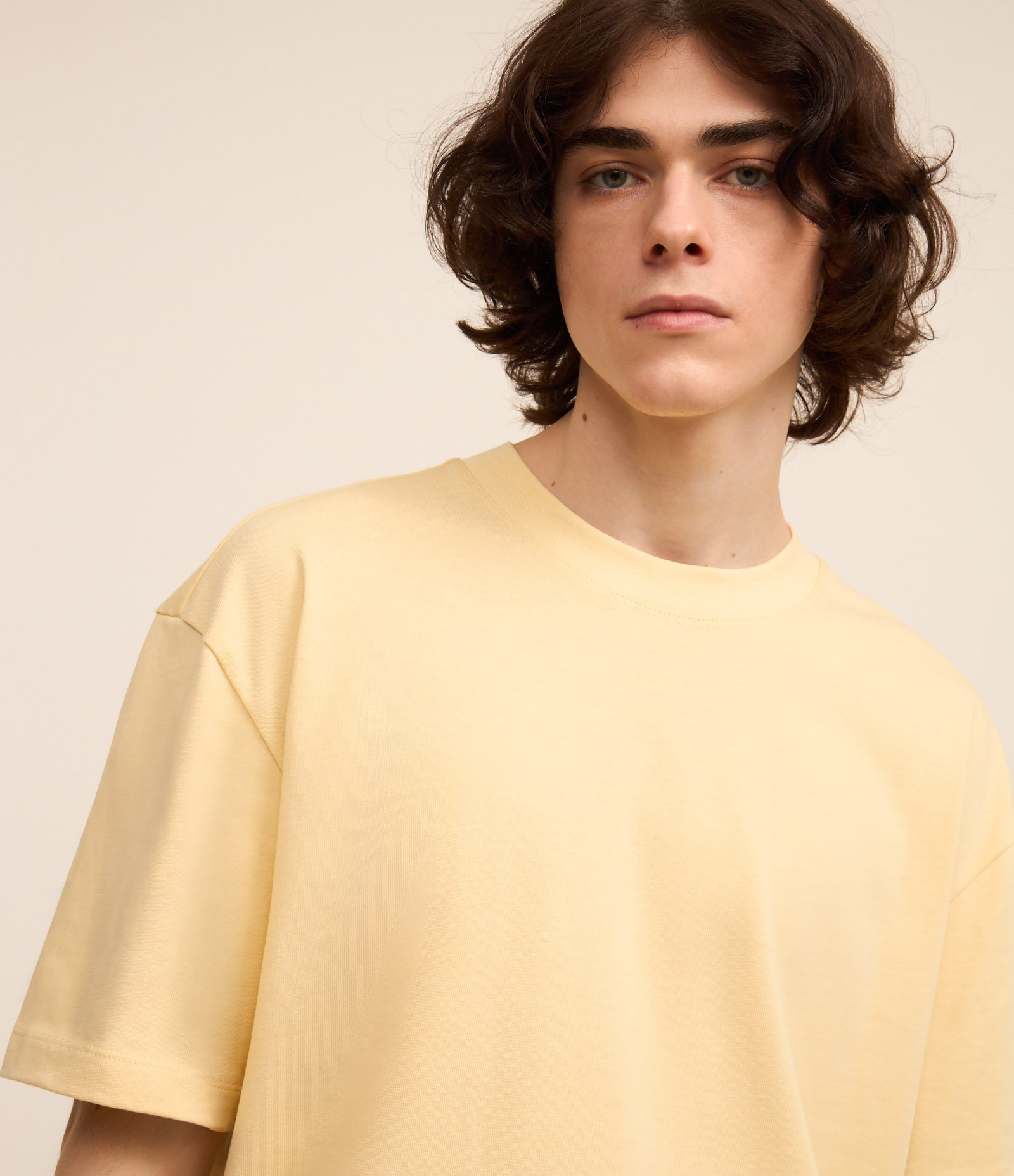 Camiseta Relaxed em Algodão com Efeito Pesado 3