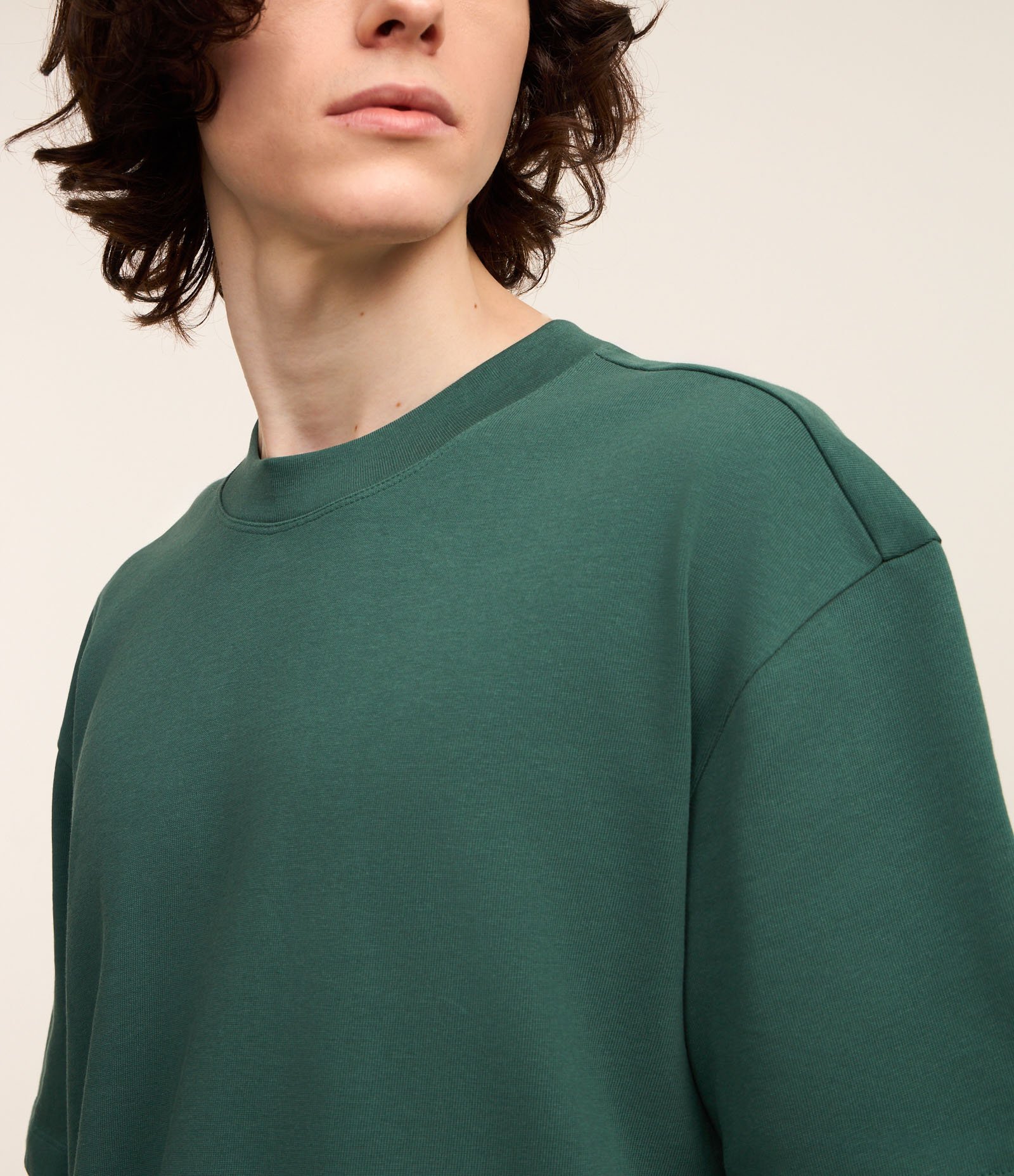 Camiseta Relaxed em Algodão com Efeito Pesado 3