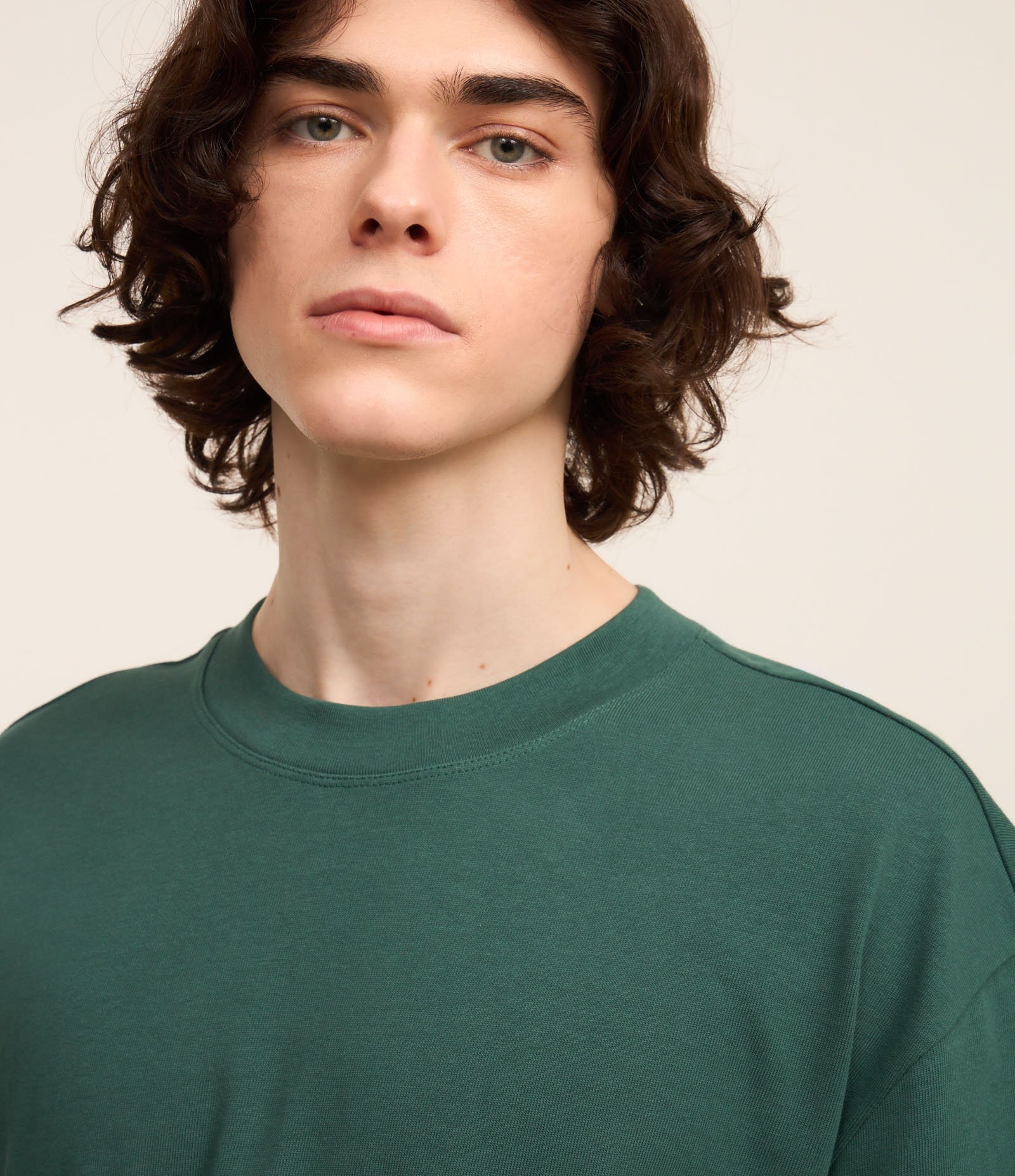 Camiseta Relaxed em Algodão com Efeito Pesado 4