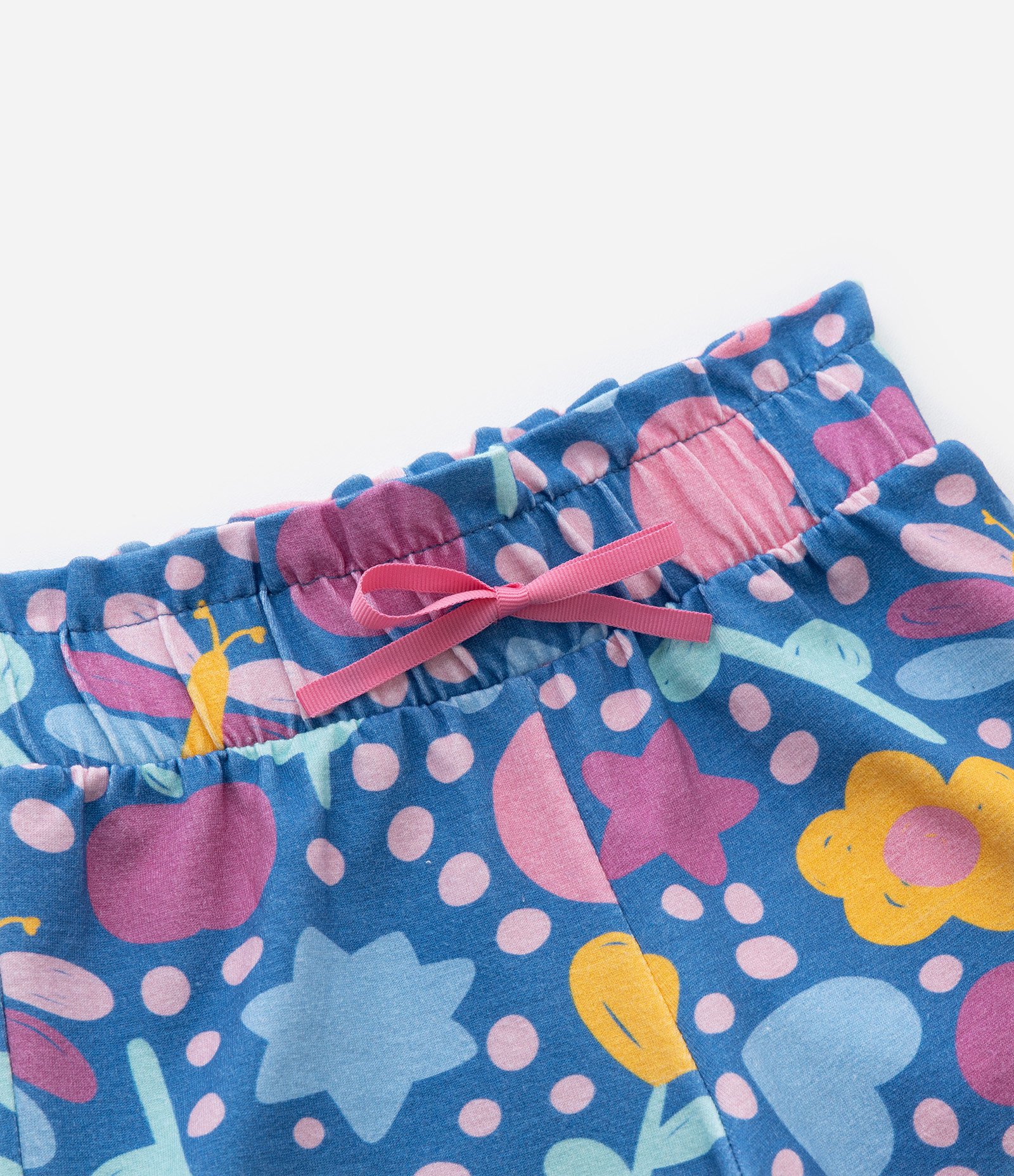 Short Infantil com Estampa Flores e Arco-Íris - Tam 1 a 5 Anos Multicores 4