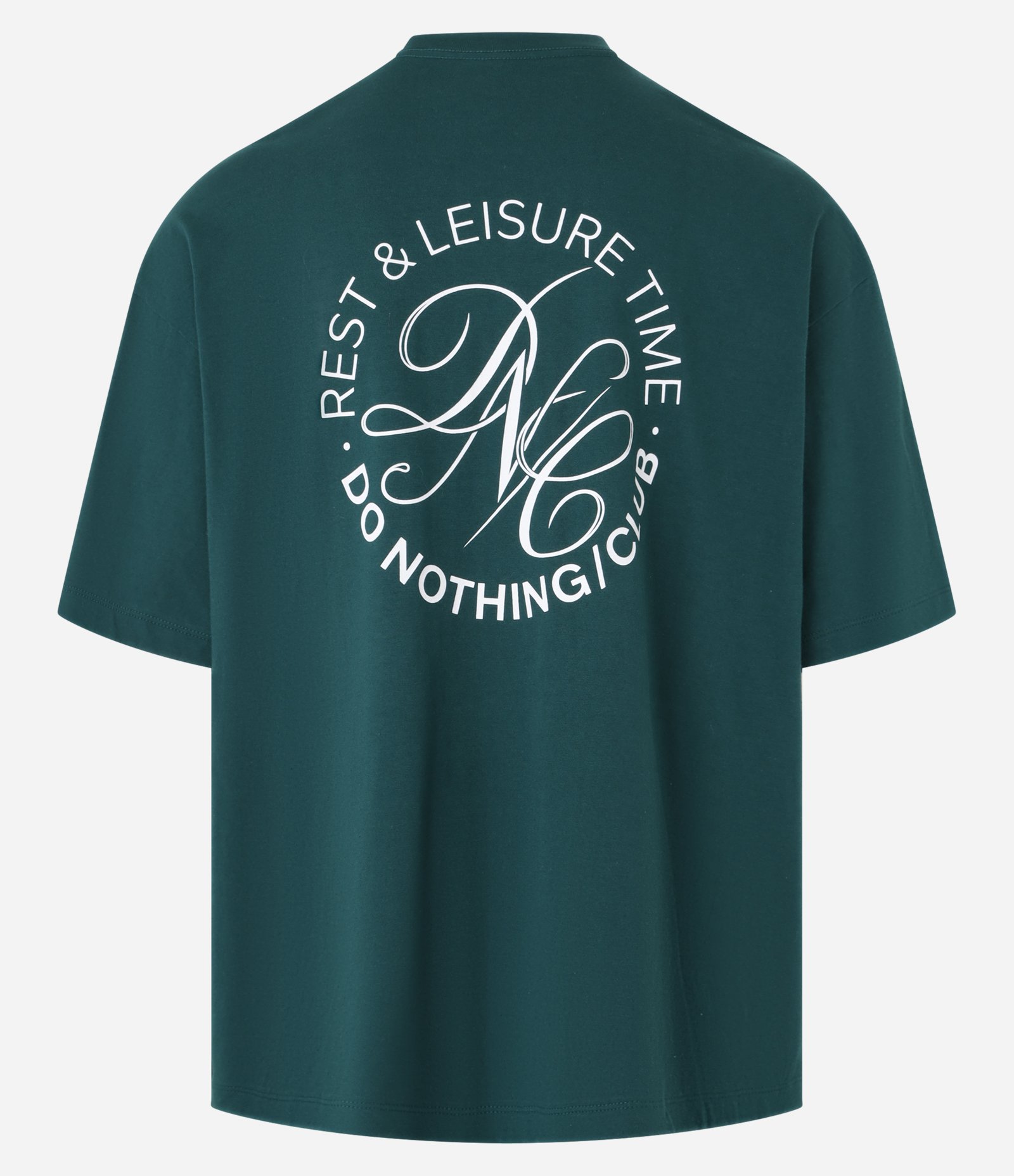 Camiseta Overboxy em Algodão com Estampa Lettering Verde 6