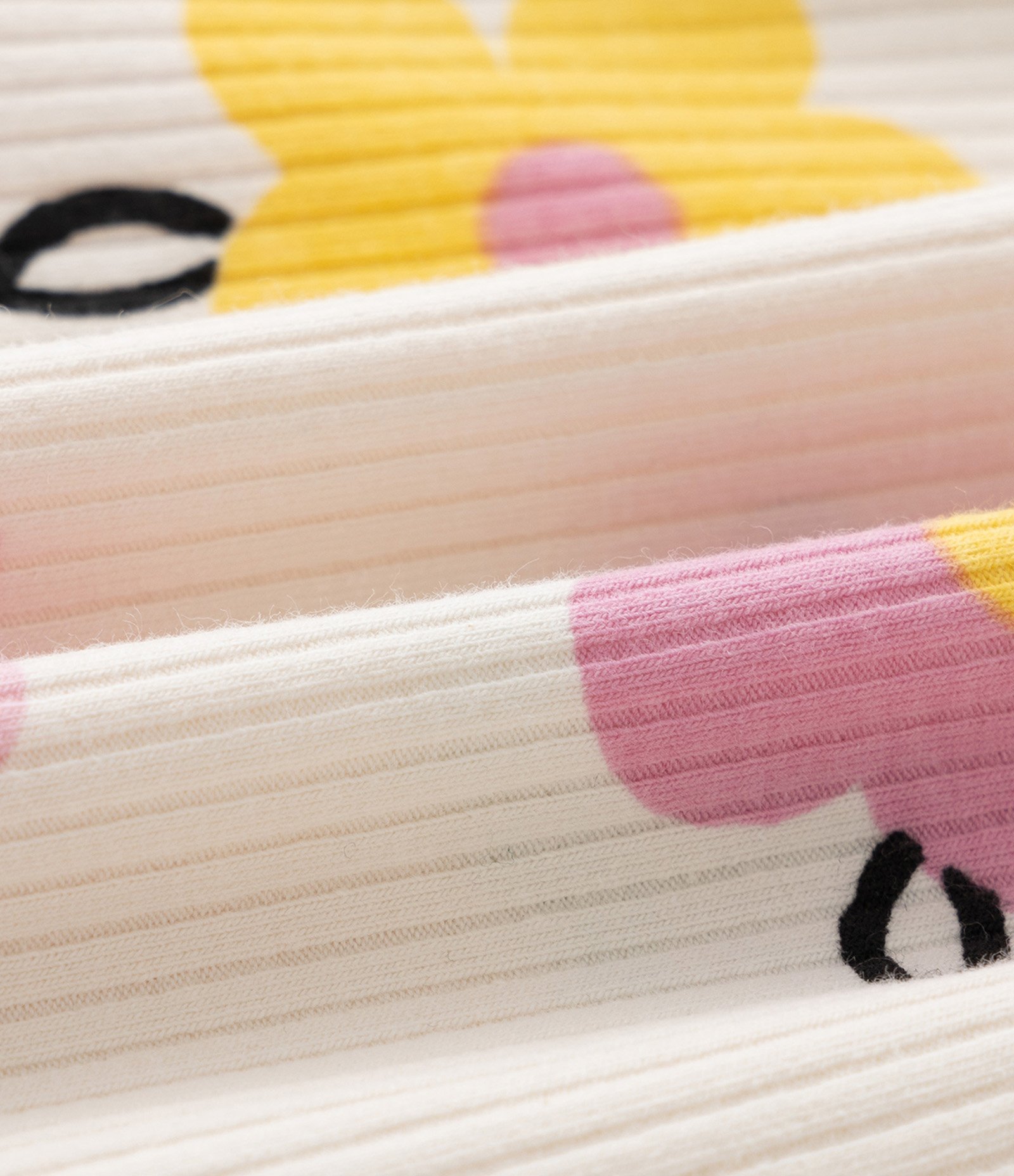 Vestido Infantil Canelado com Estampa Floral - Tam 1 a 5 Anos Multicores 4