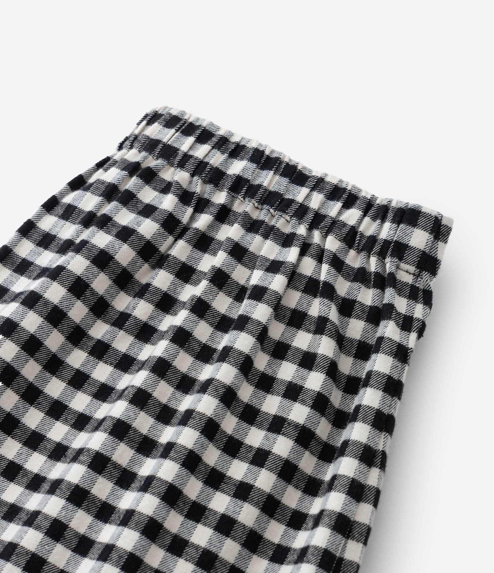 Saia Infantil com Pregas e Detalhe de Cinto - Tam 5 a 14 Anos Preto/Branco 4