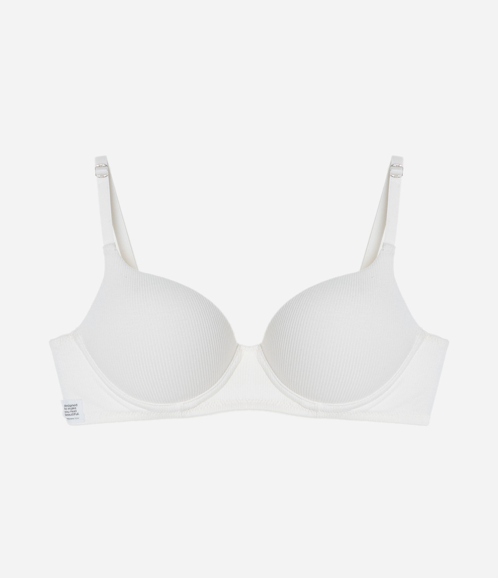 Sutiã Base em Viscolycra com Bojo Oco Branco 3