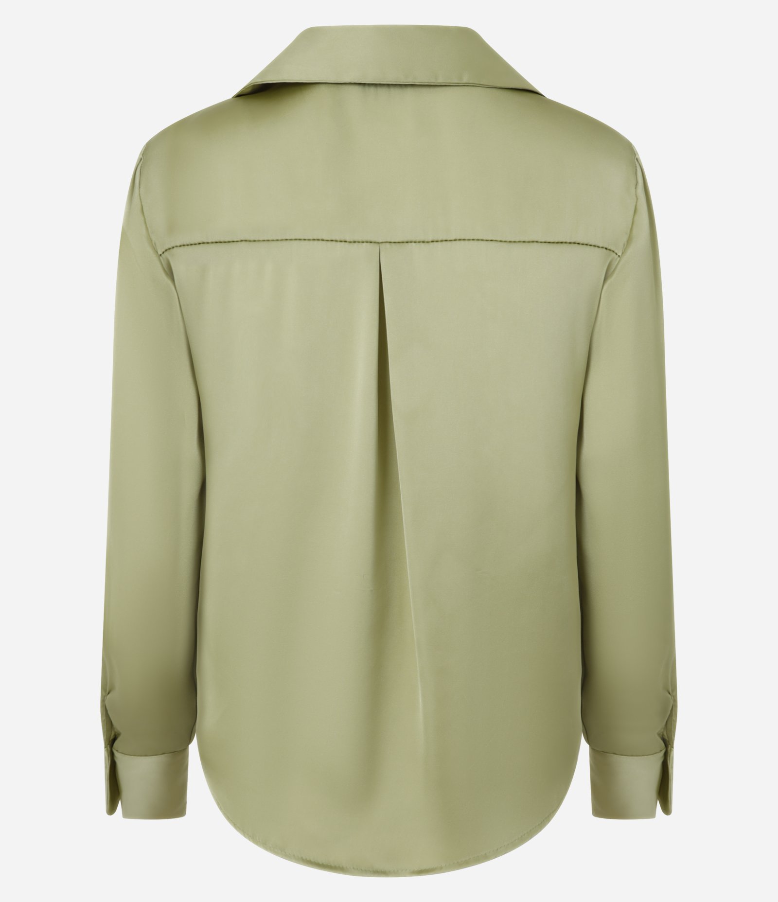 Camisa em Cetim com Recortes e Caimento Leve Amarelo 6