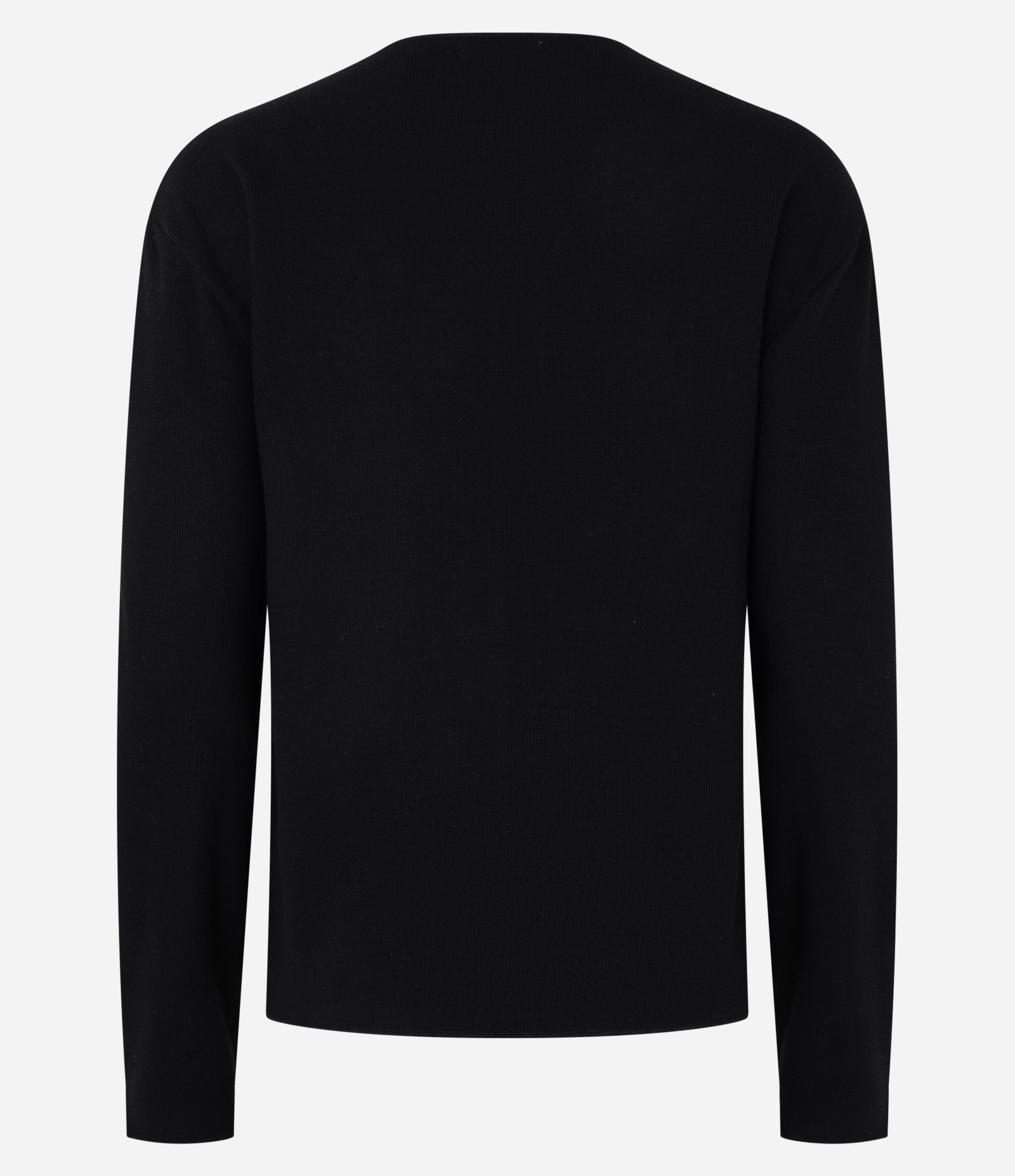 Blusa em Moletinho com Friso Frontal e Gola Média Preto 7