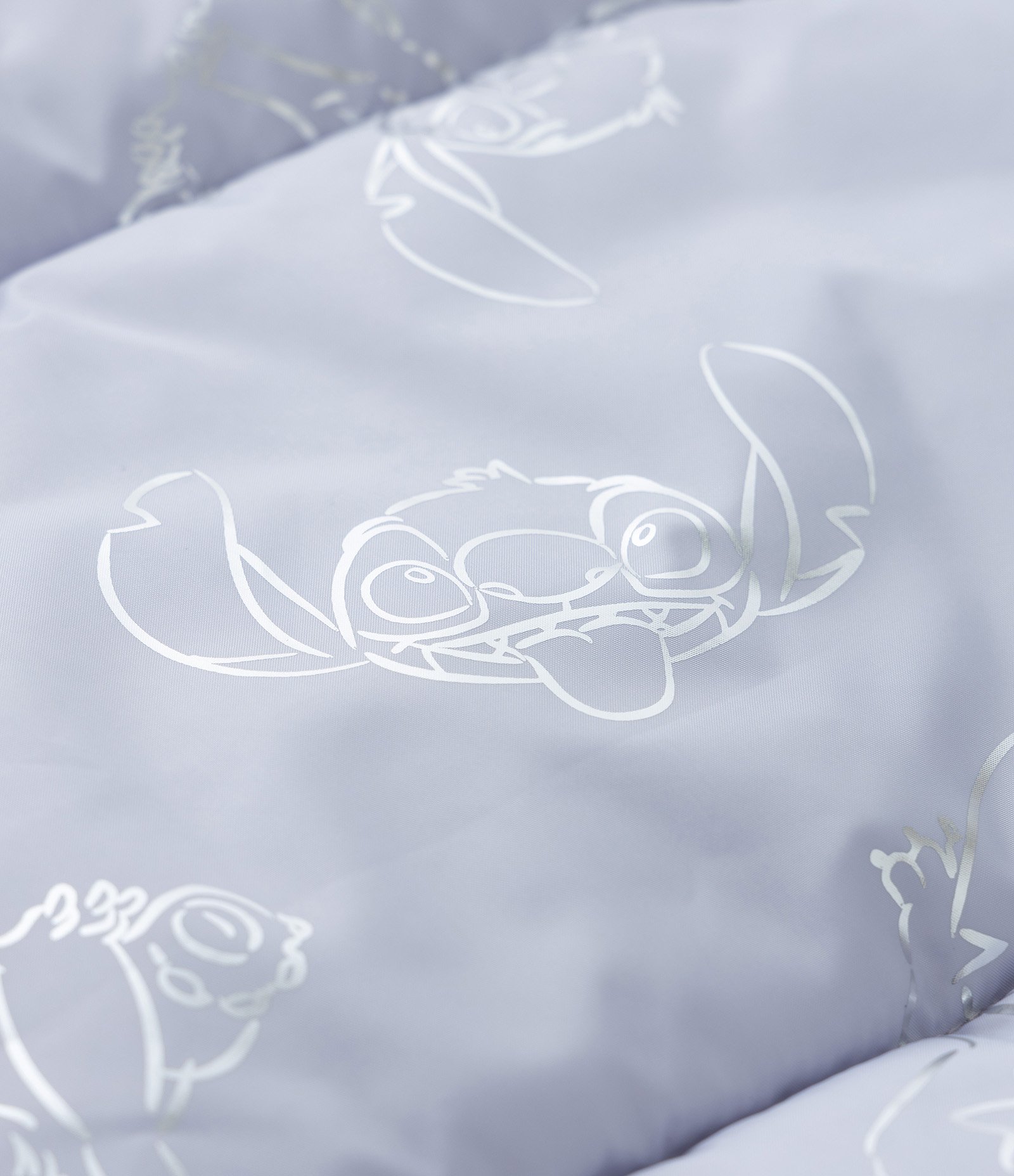 Jaqueta Infantil com Estampa do Stitch em Foil - Tam 5 a 14 Anos Lilás 3