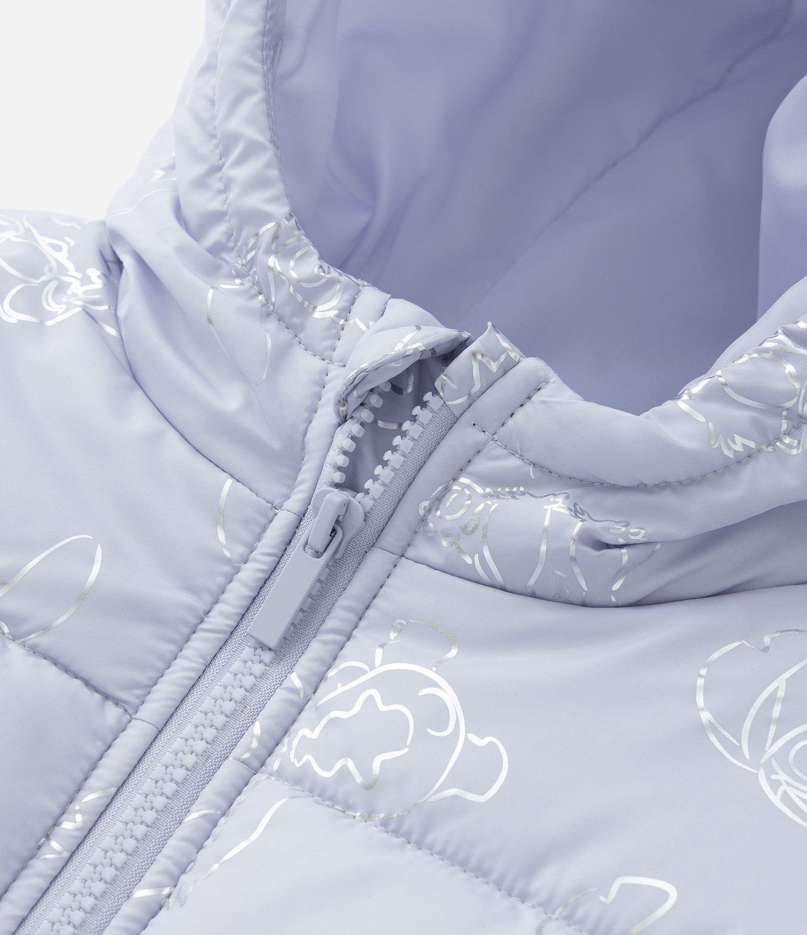 Jaqueta Infantil com Estampa do Stitch em Foil - Tam 5 a 14 Anos Lilás 4