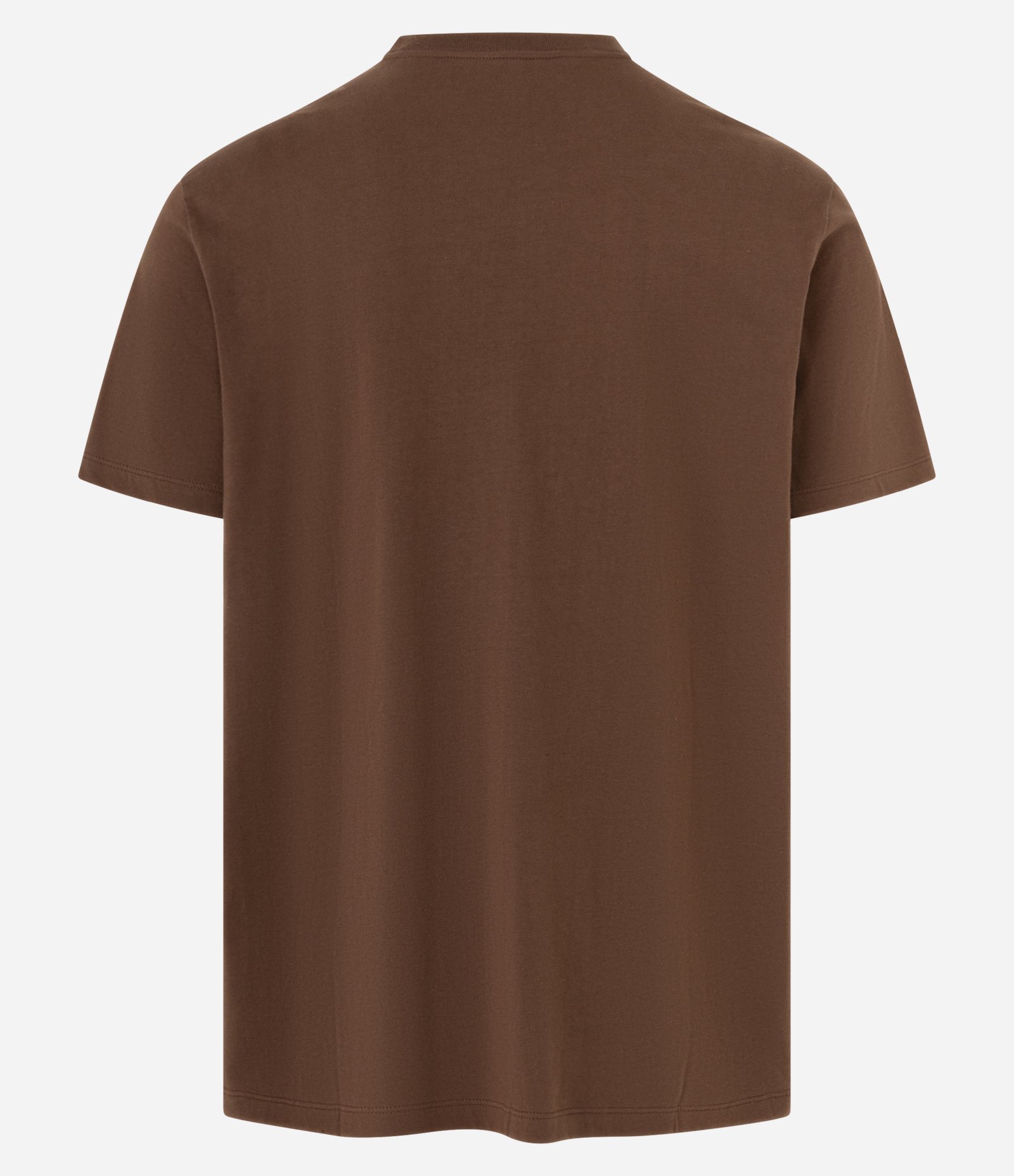 Camiseta Comfort em Algodão com Estampa Club Resort Marrom 5