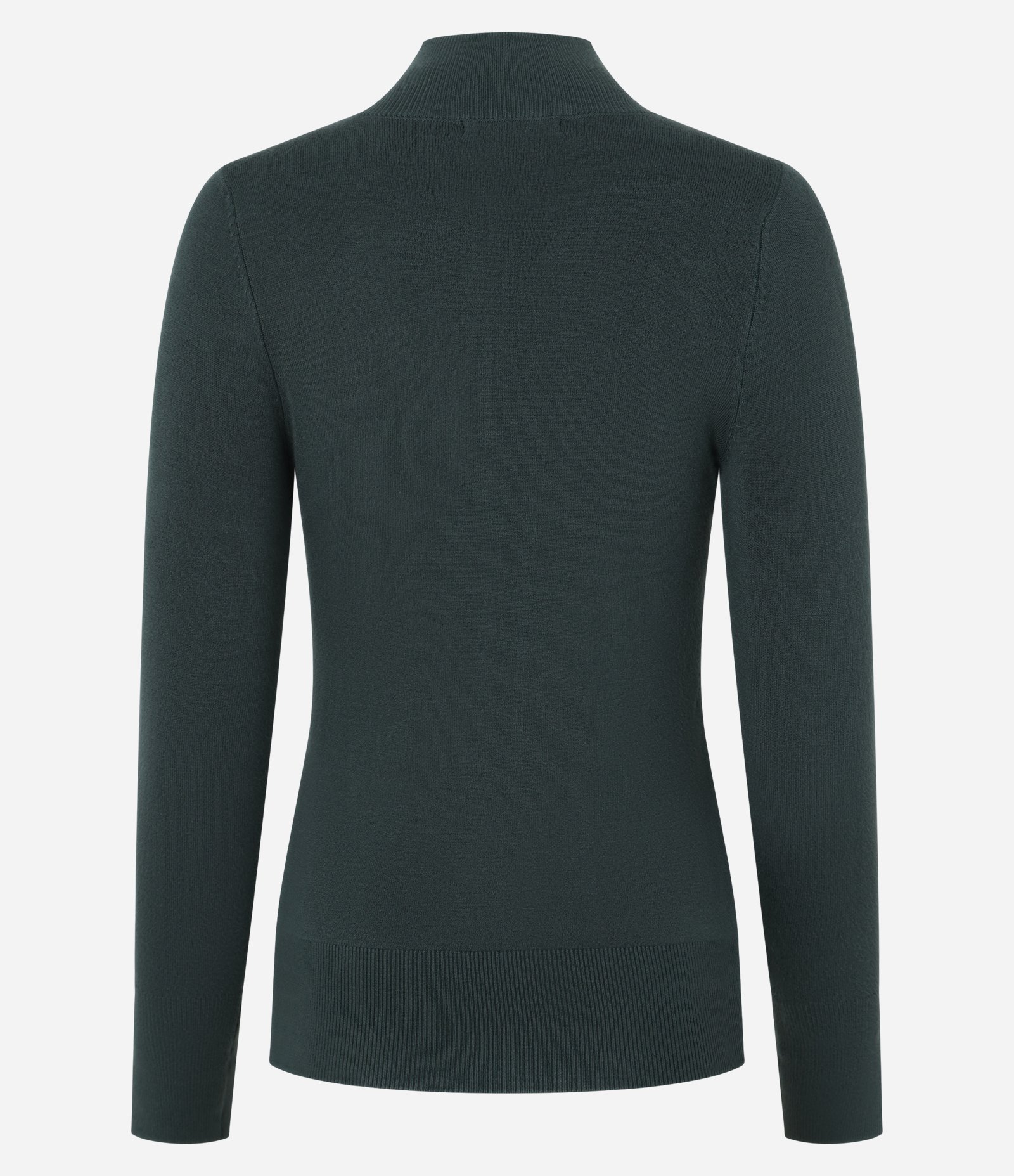 Blusa Básica em Tricô com Golinha Alta Verde 8