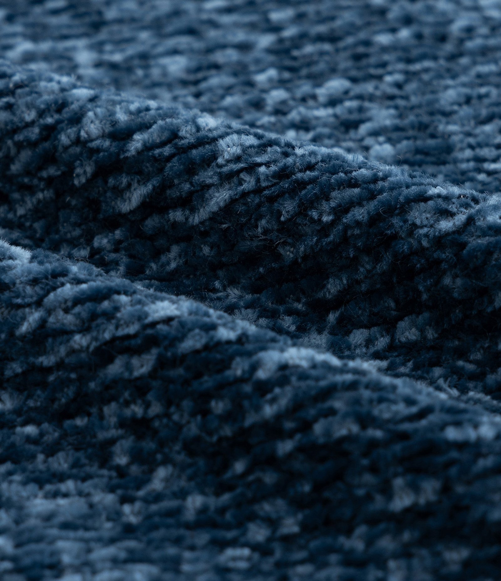 Suéter Infantil em Chenille com Bordado Urso - Tam 1 a 5 Anos Azul 3