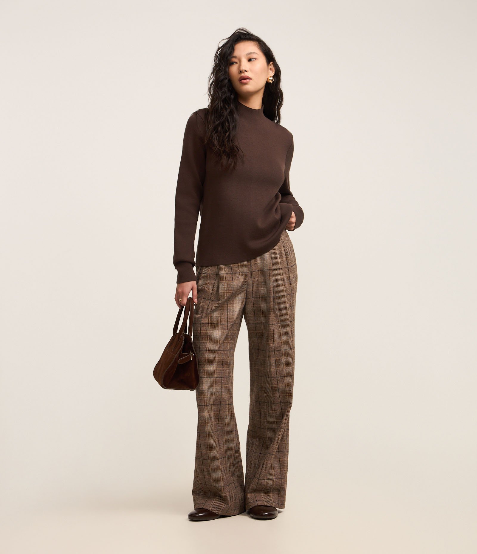 Blusa em Tricô com Golinha Alta 2