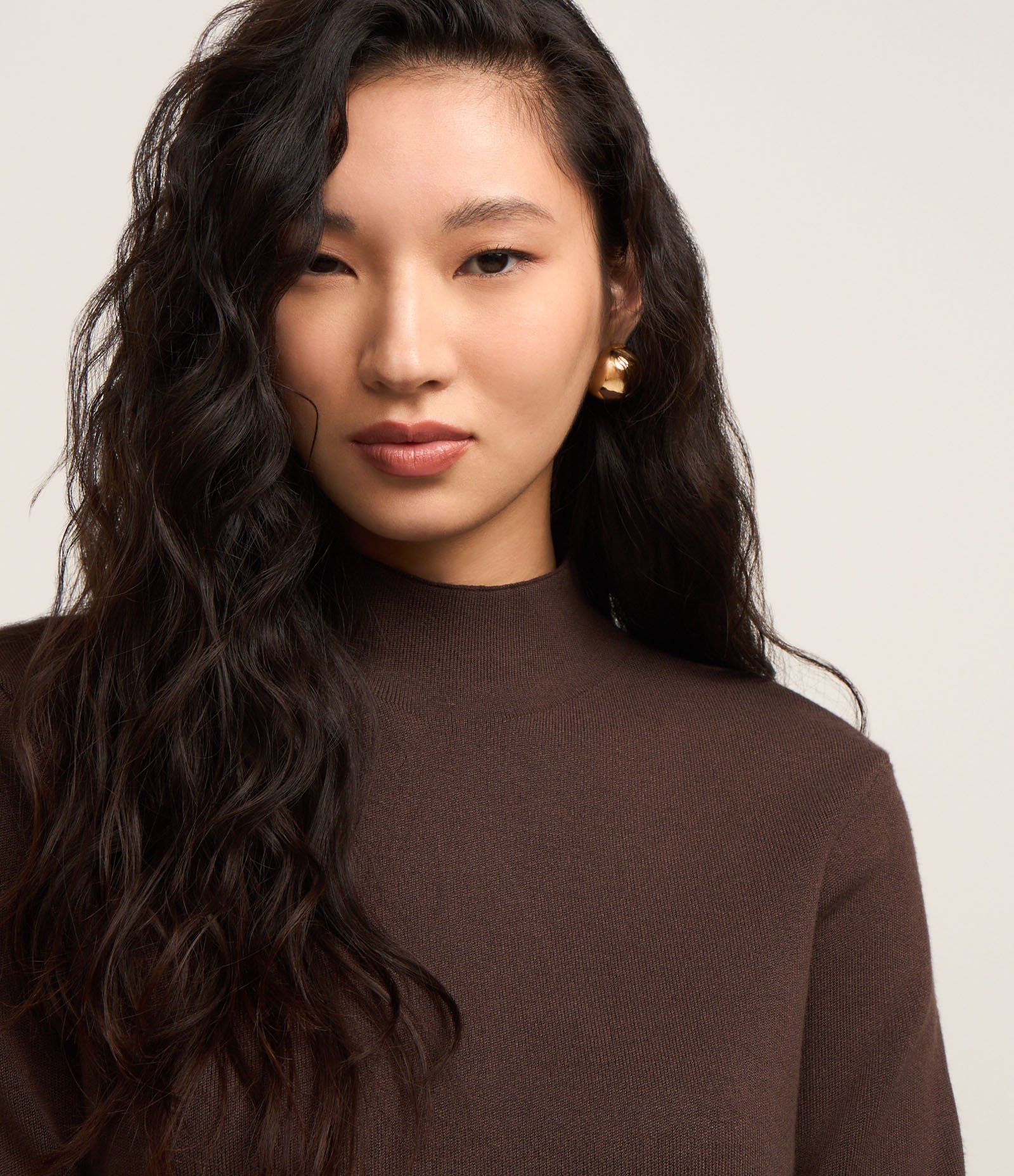 Blusa em Tricô com Golinha Alta 4