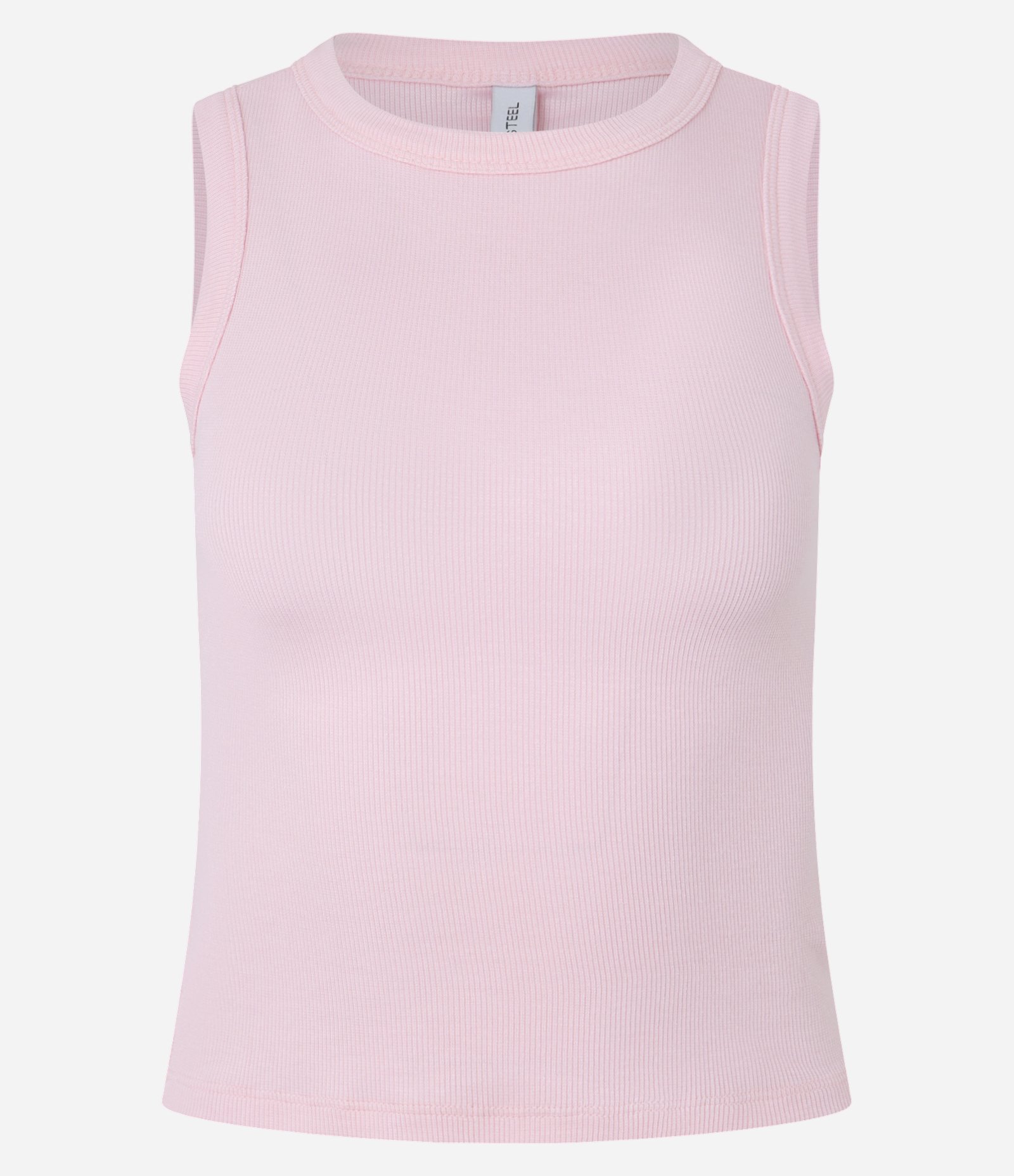 Regata Cropped Básica em Ribana Canelada 1