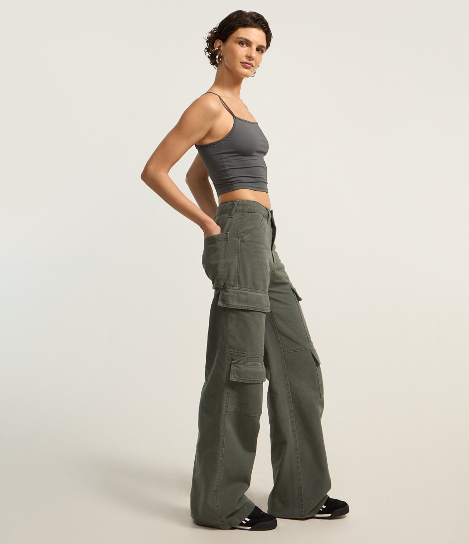 Blusa Cropped de Alcinha em Poliamida 3