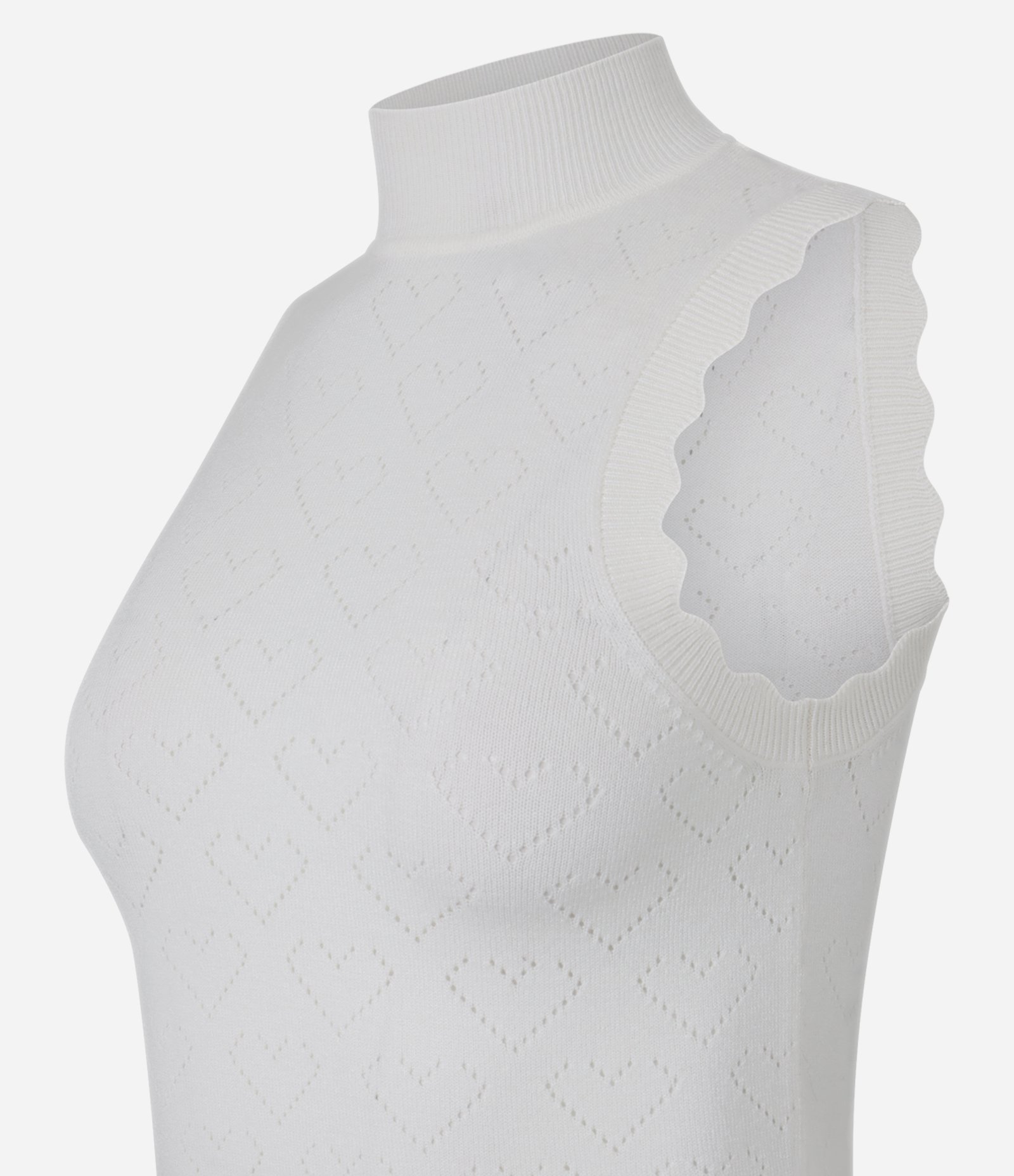 Blusa em Tricô com Golinha com Ondinhas na Cava 5